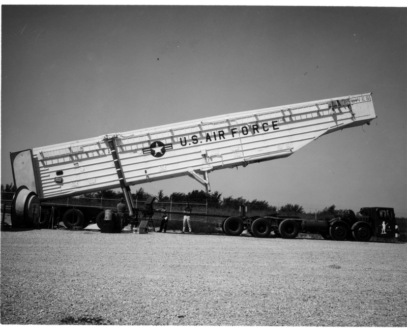 Trailor to Transport Missiles at Whiteman Air Force Base Harry S. Truman