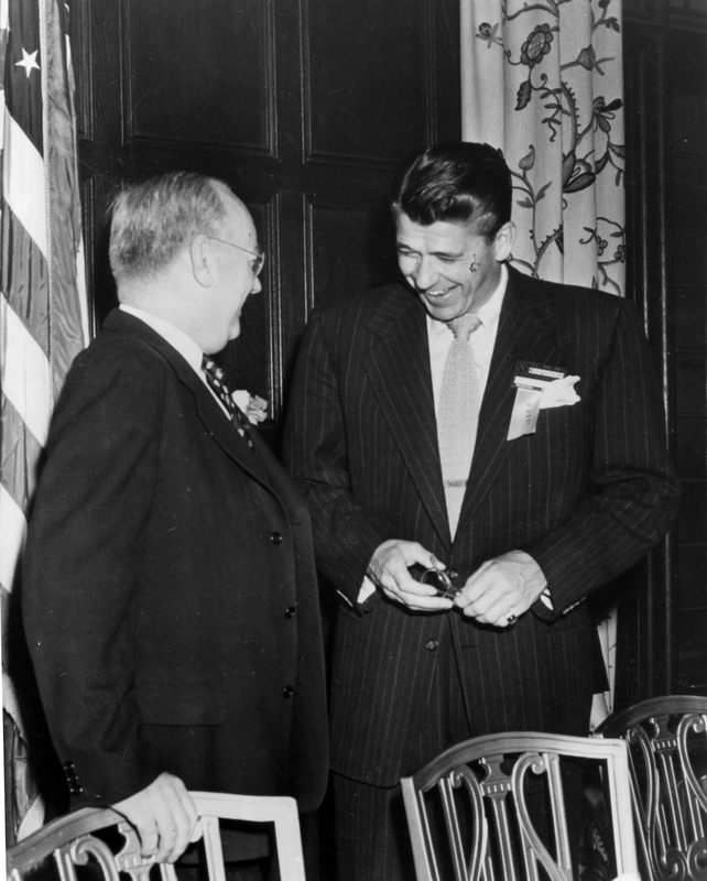 Ronald Reagan and John W. Snyder | Harry S. Truman