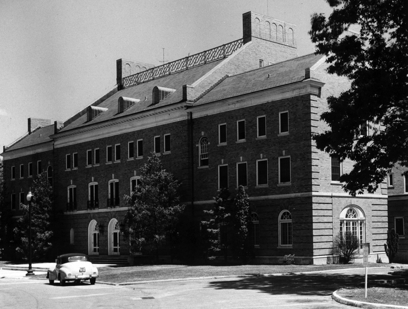 Building on the grounds of the U. S. Marine Corps Training Base at