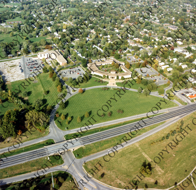 Aerial view of the Truman Library Harry S. Truman