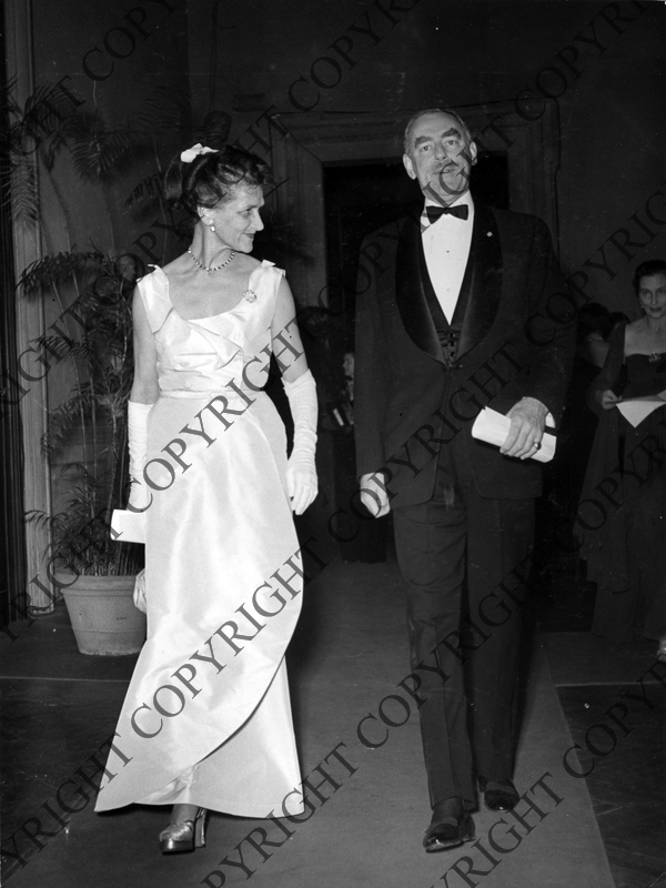Secretary Of State Dean Acheson And His Wife In Rome Harry S Truman