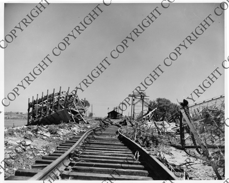 Damaged Railroad Tracks Harry S. Truman