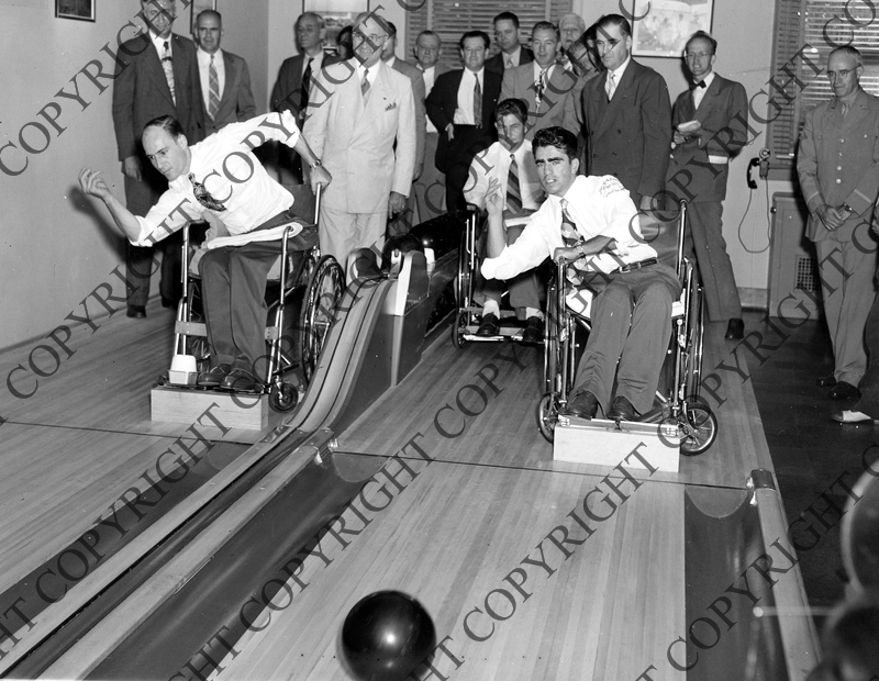 President Truman Observes Parapalegic Veterans In The White House