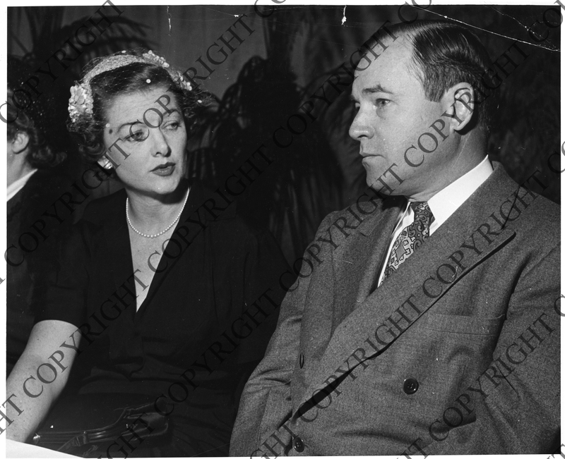 J. Howard McGrath with Myrna Loy Harry S. Truman
