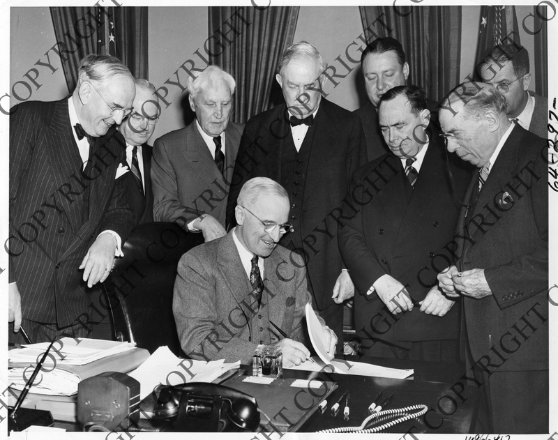 President Harry S. Truman Signs Foreign Aid Bill | Harry S. Truman