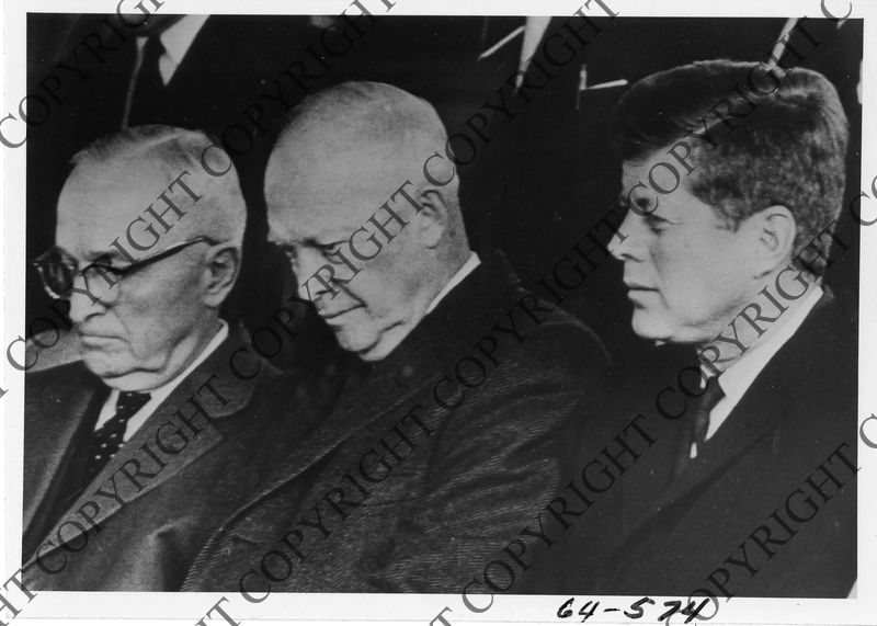 Former President Harry S Truman Former President Dwight D Eisenhower And President John F Kennedy At The Funeral Of Sam Rayburn Harry S Truman