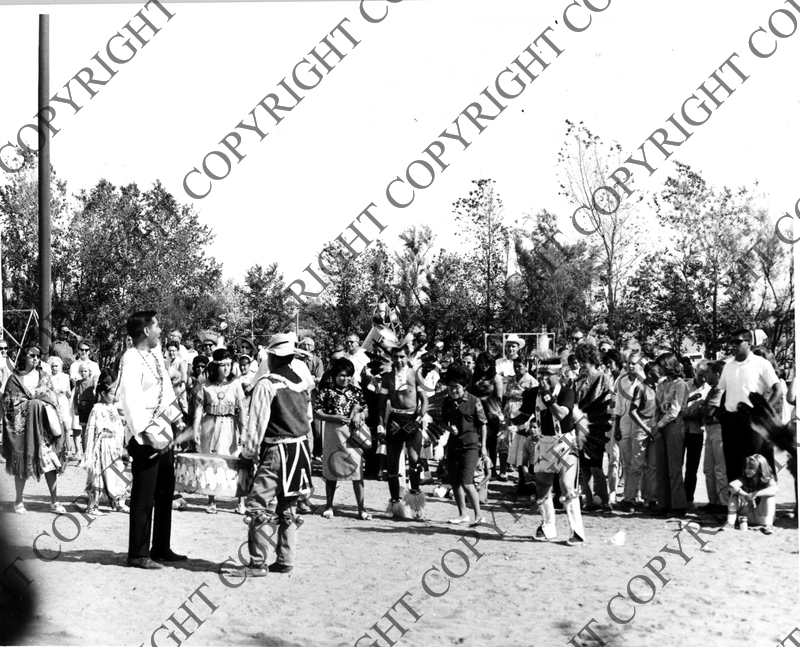 Ceremony held during Commissioner of Indian Affairs Philleo Nash's