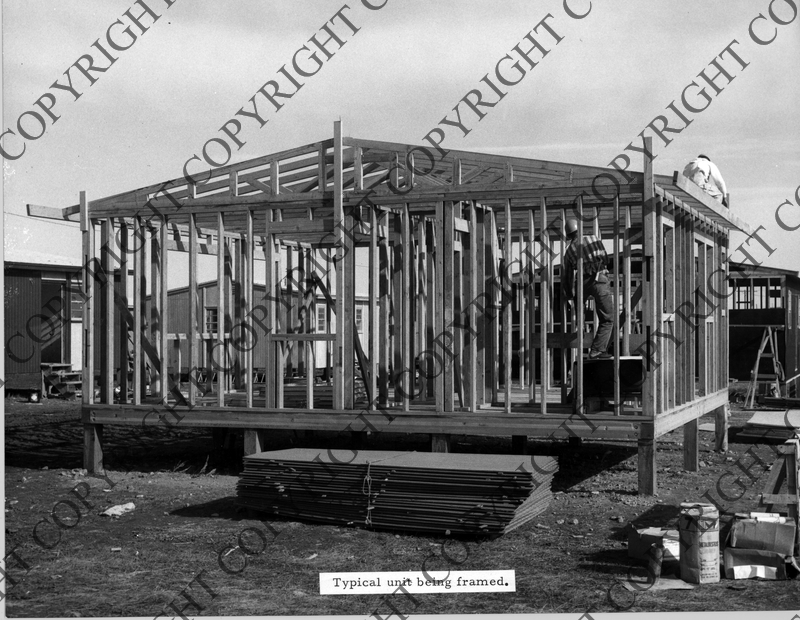 Construction Site on Blackfoot Reservation in Browning, Montana Harry