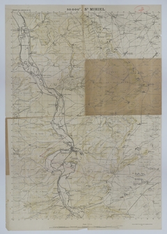 Map of the Area Covered From an Observation Post Near St. Mihiel