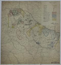 Map of Divisional Positions on October 8, 1918