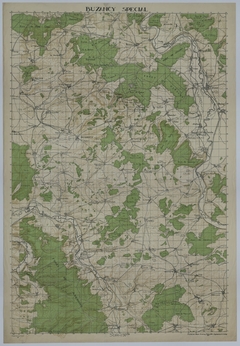 Map of Forests and Woods Surrounding Buzancy