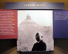 Display of Leaving Office