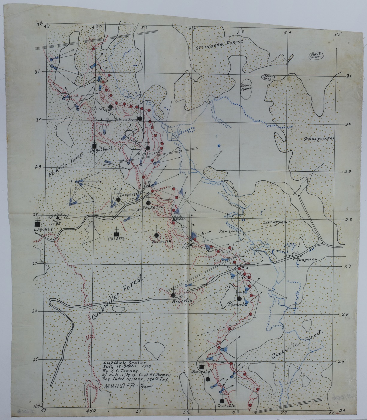 M1006.jpg Map of Munster, Larchey Sector