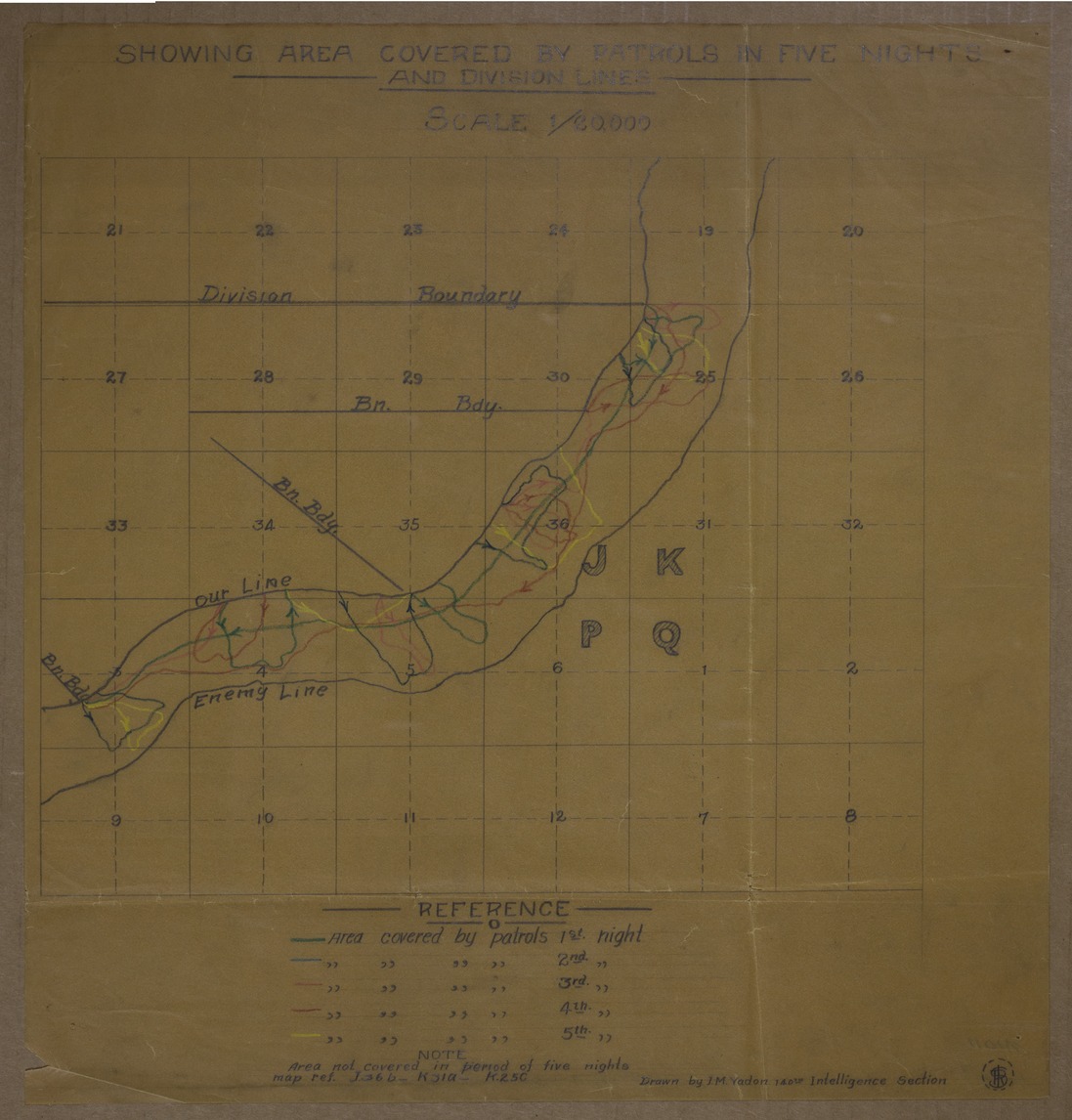 M1011.jpg Map of Night Patrols