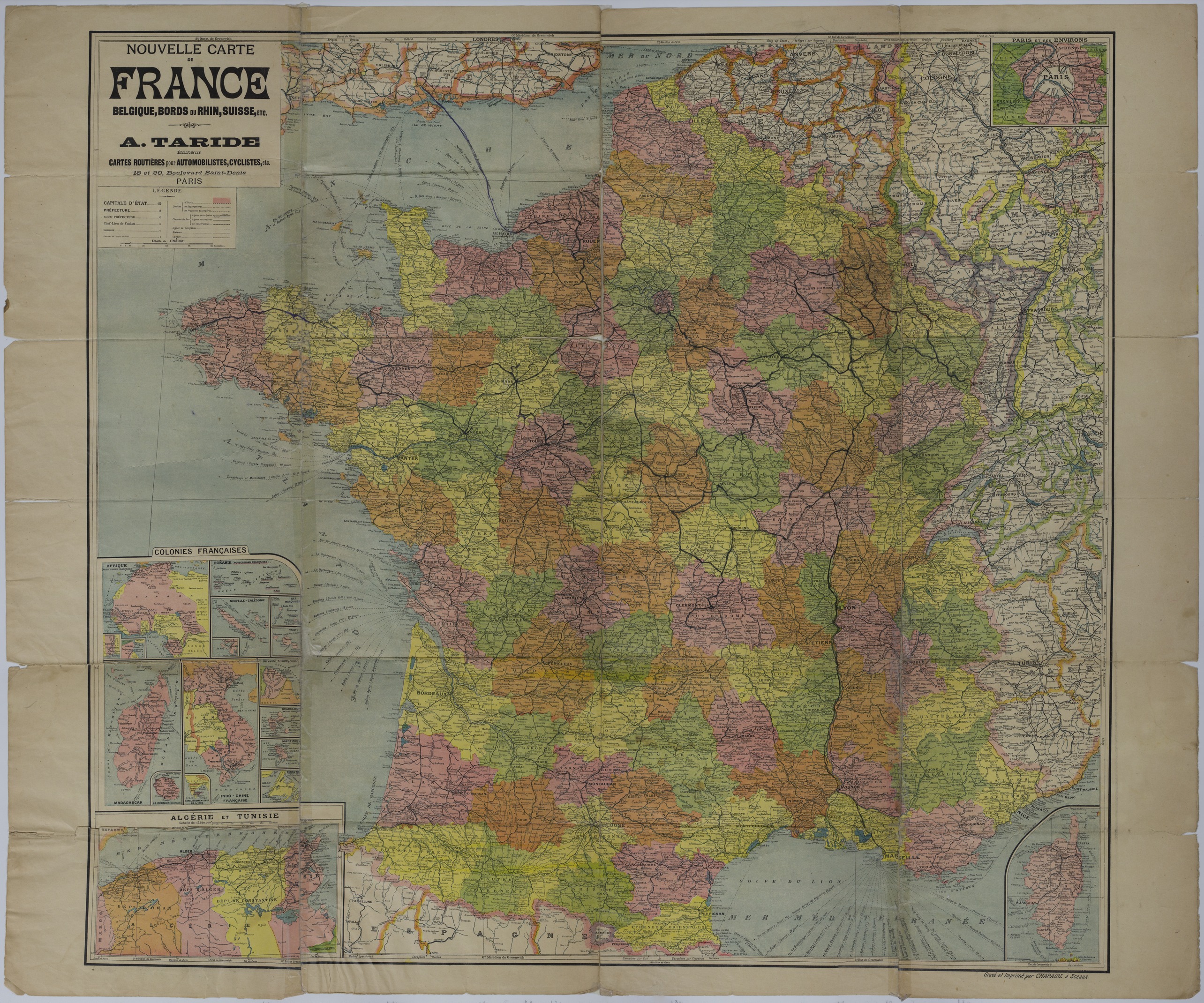 M1033.jpg Map of the Movement of the 130th Field Artillery