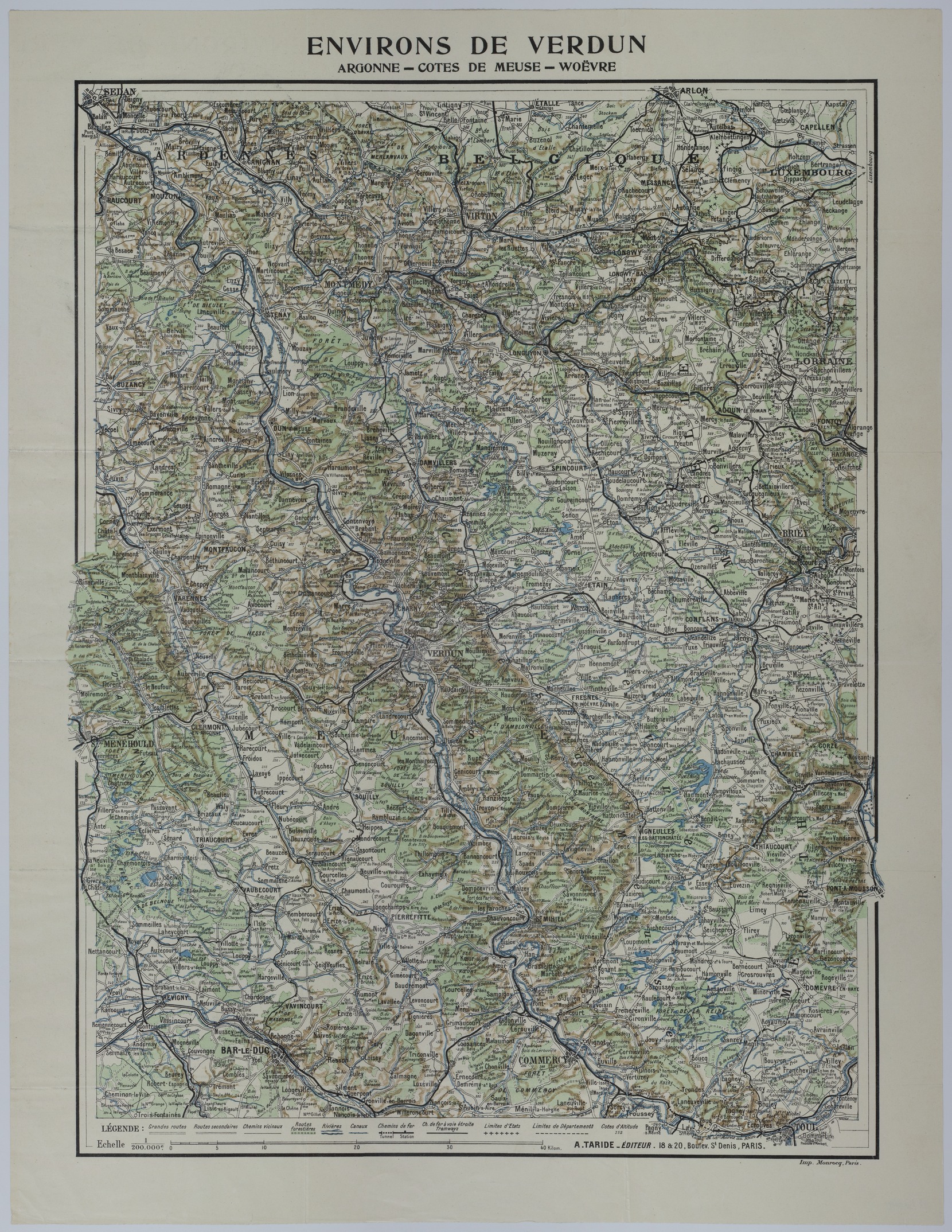 Map of Transportation Routes