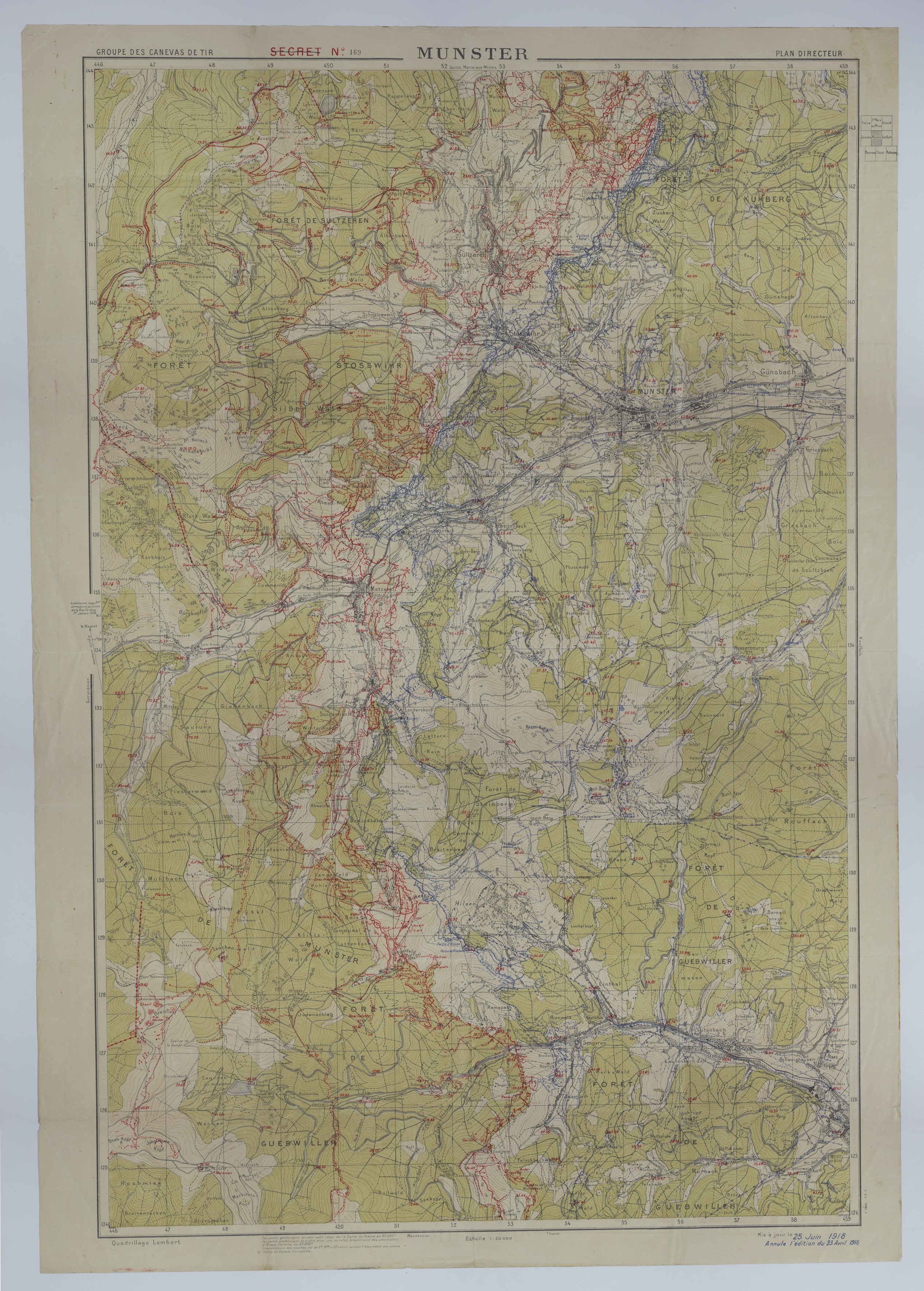 Map of the Trench System around Munster