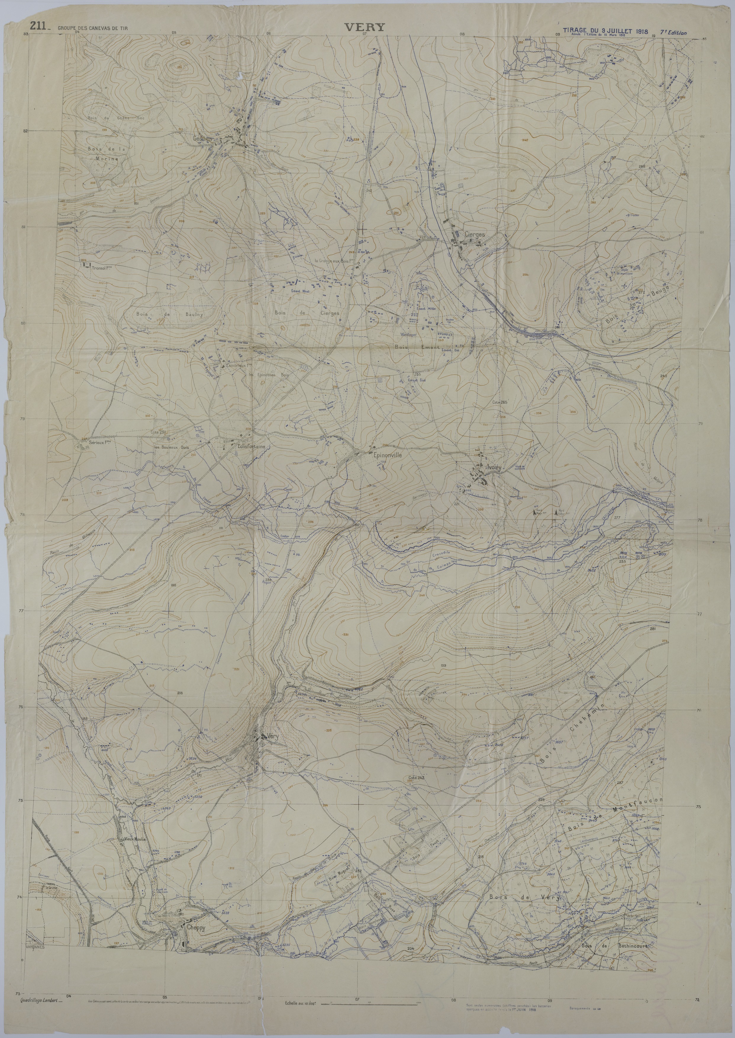 M1080.jpg Map of Trench Systems and Battery Activity