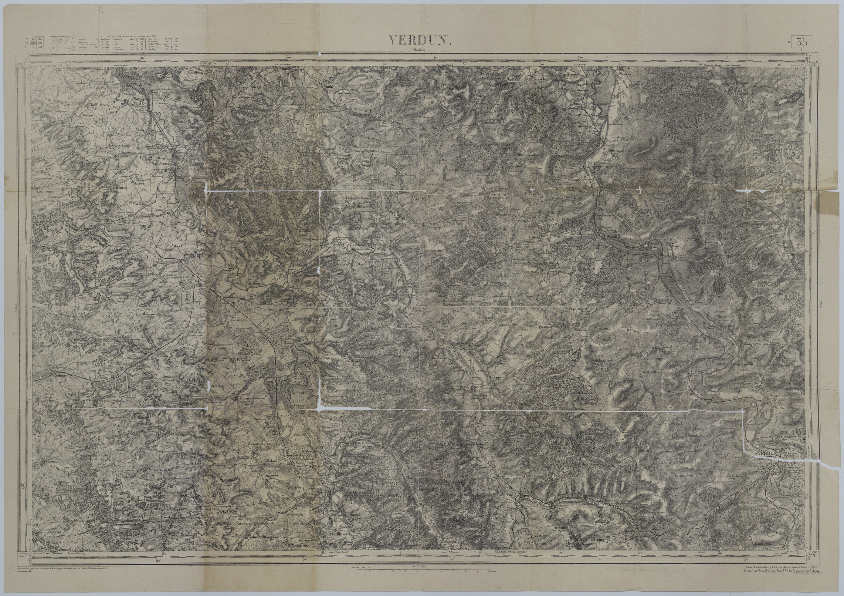 M1096.jpg Map of the Area Near Verdun