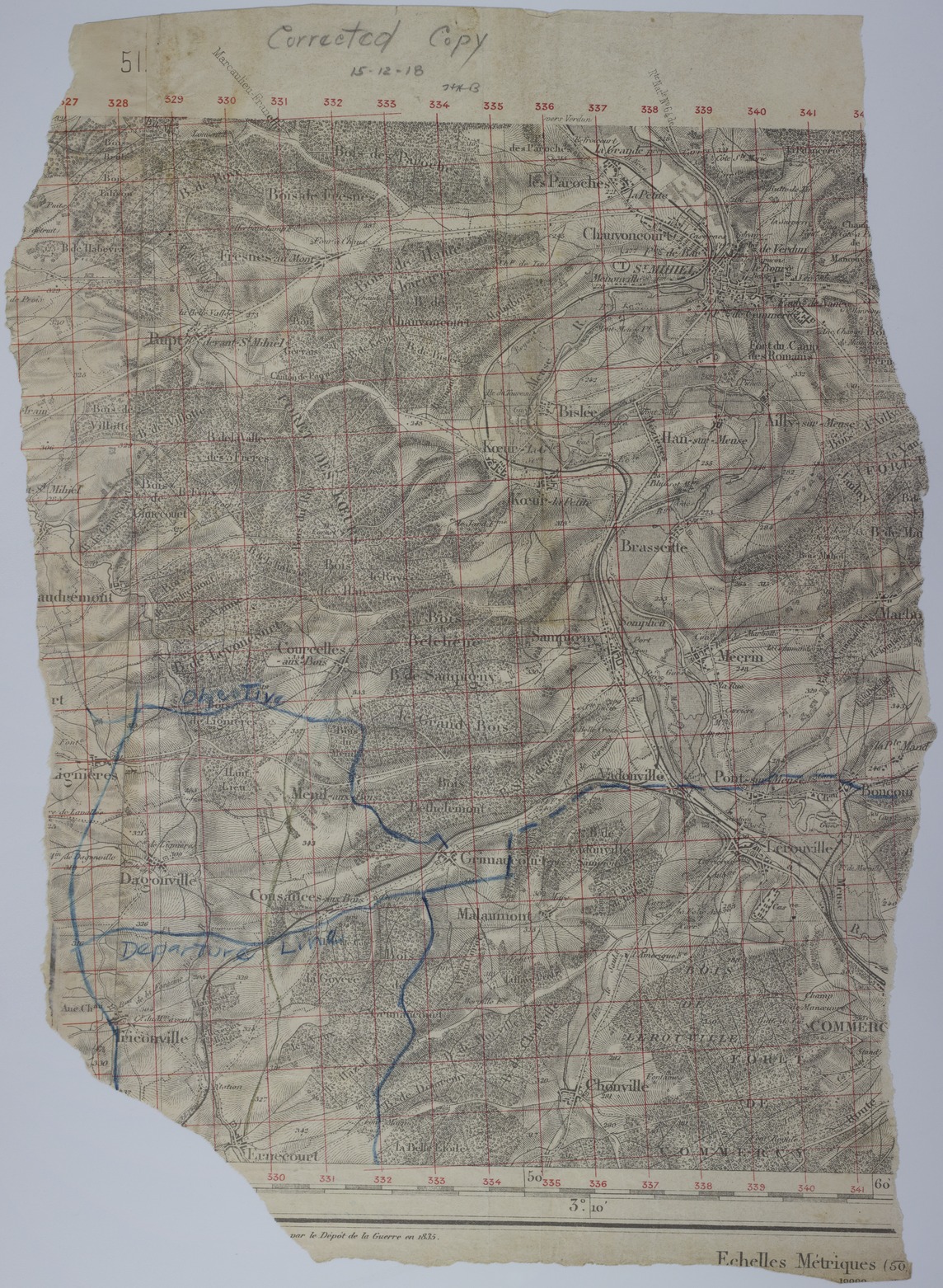 M1100.jpg Map of Allied Positions and Movement