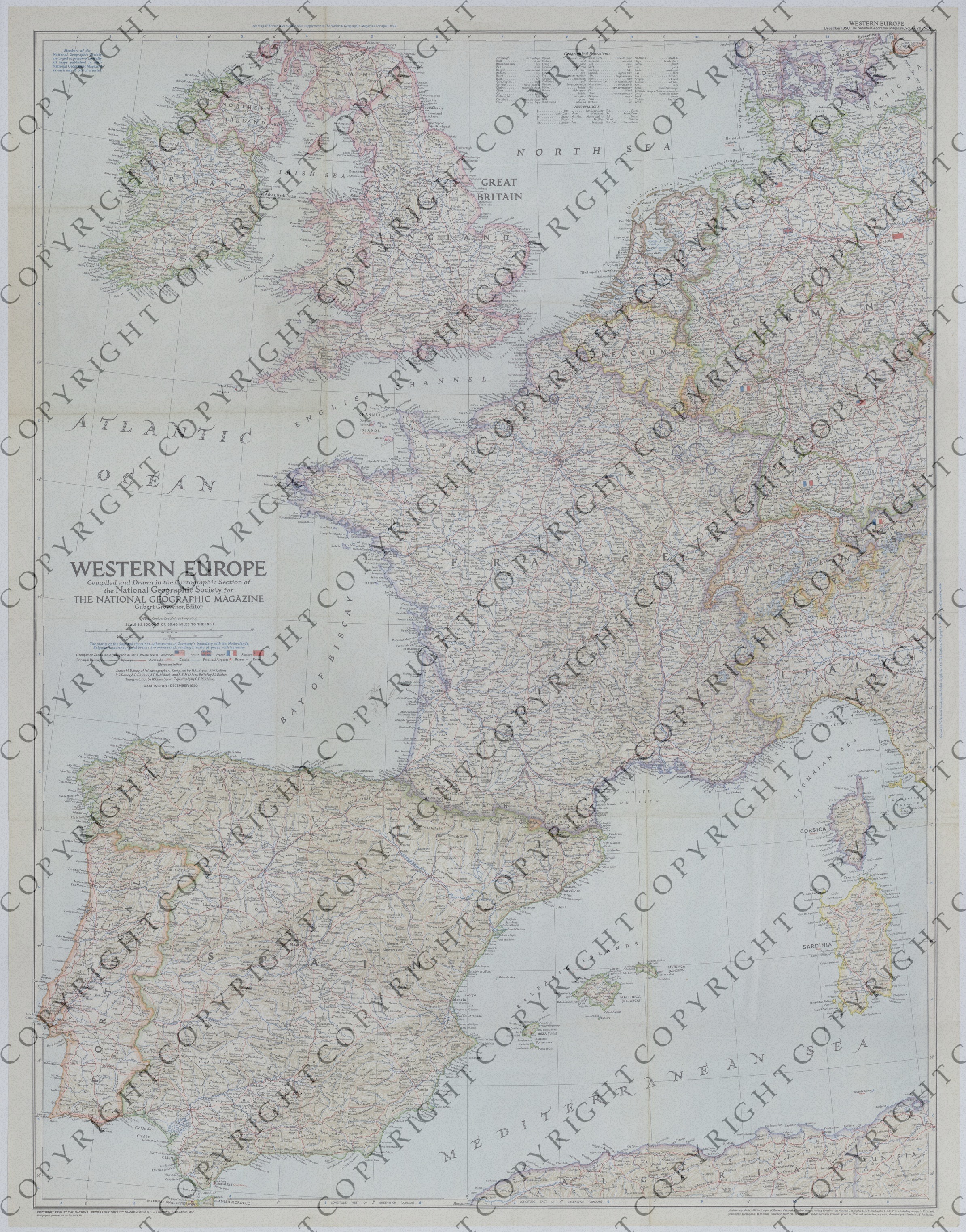 Map of the Movement of the 110th Engineers