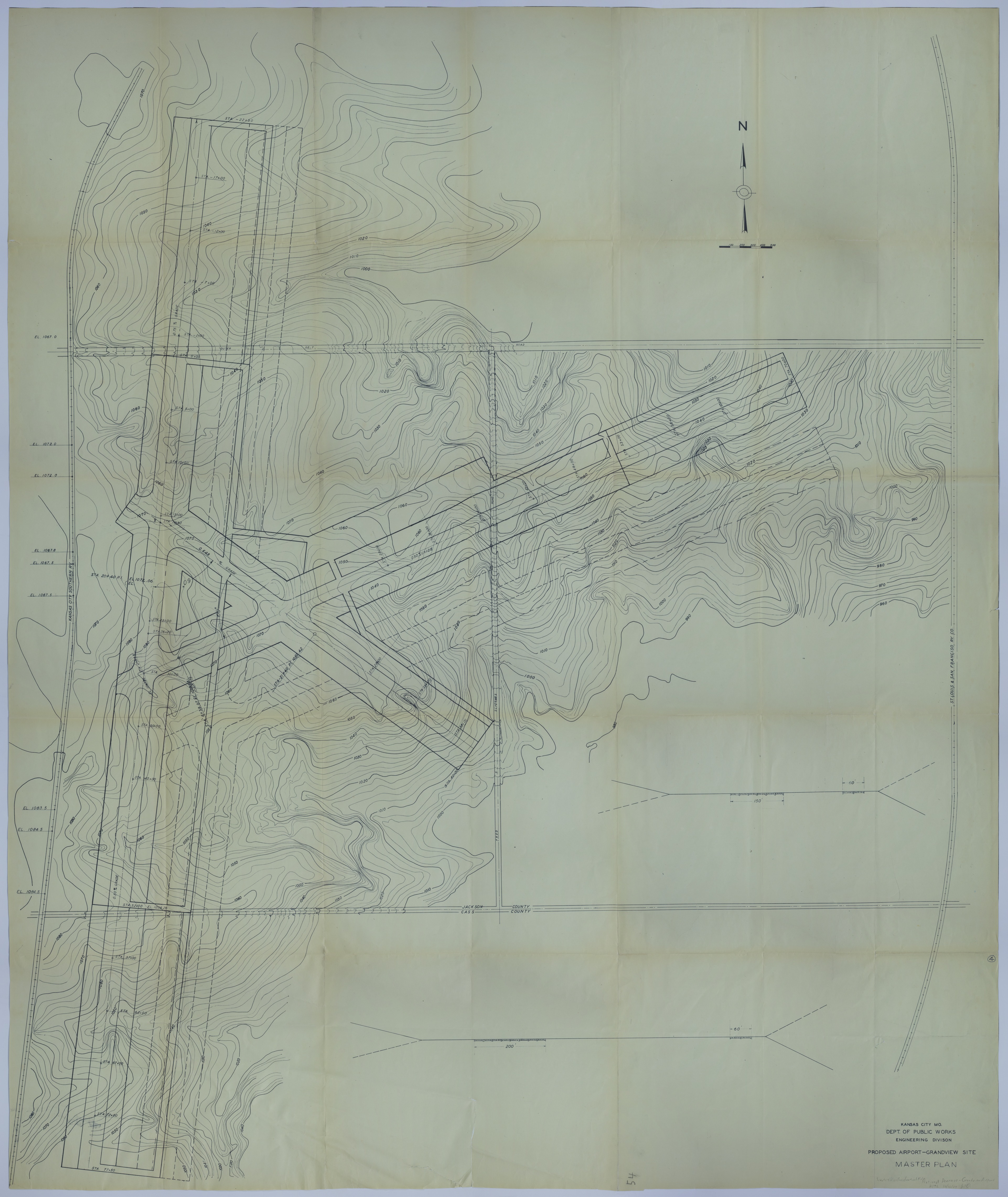 Drawing of the Proposed Grandview Airport