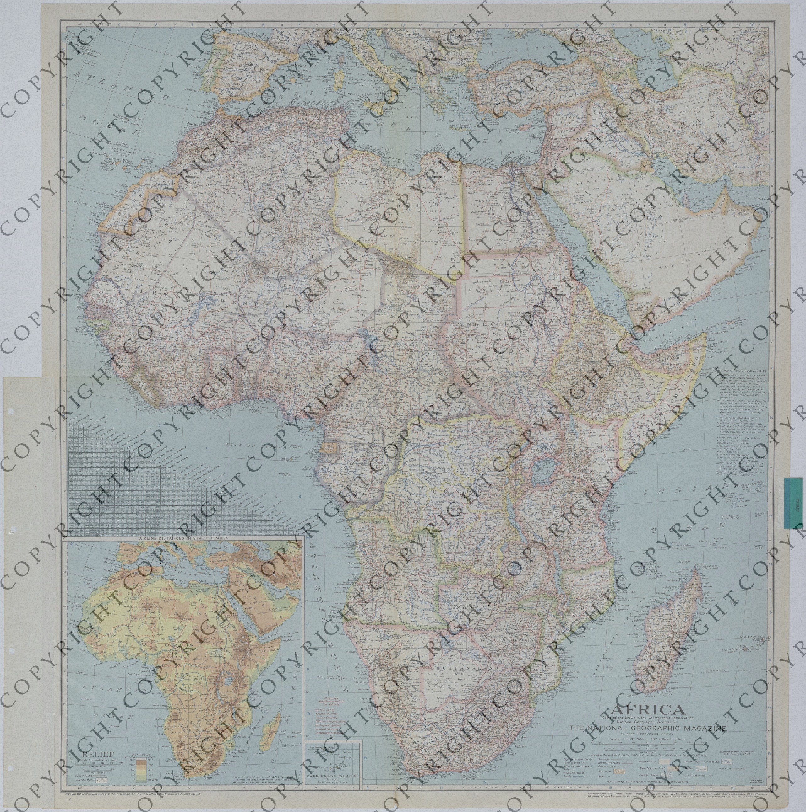 Map of Africa