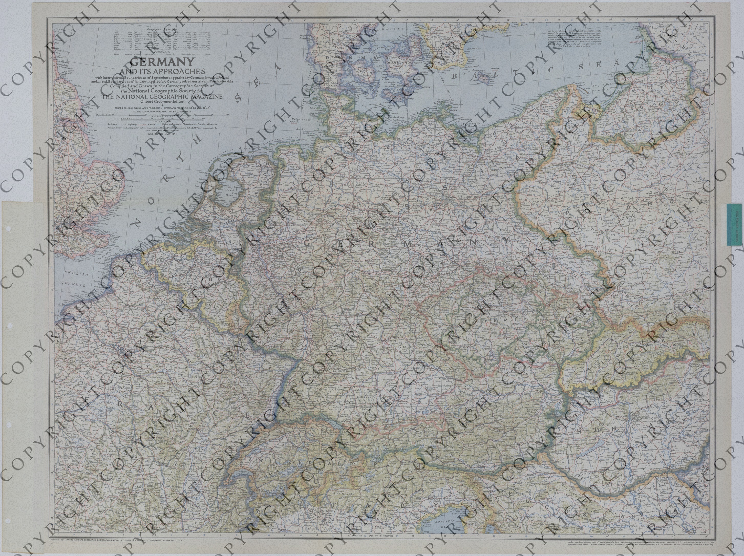 M1199.jpg Map of Germany and its Approaches