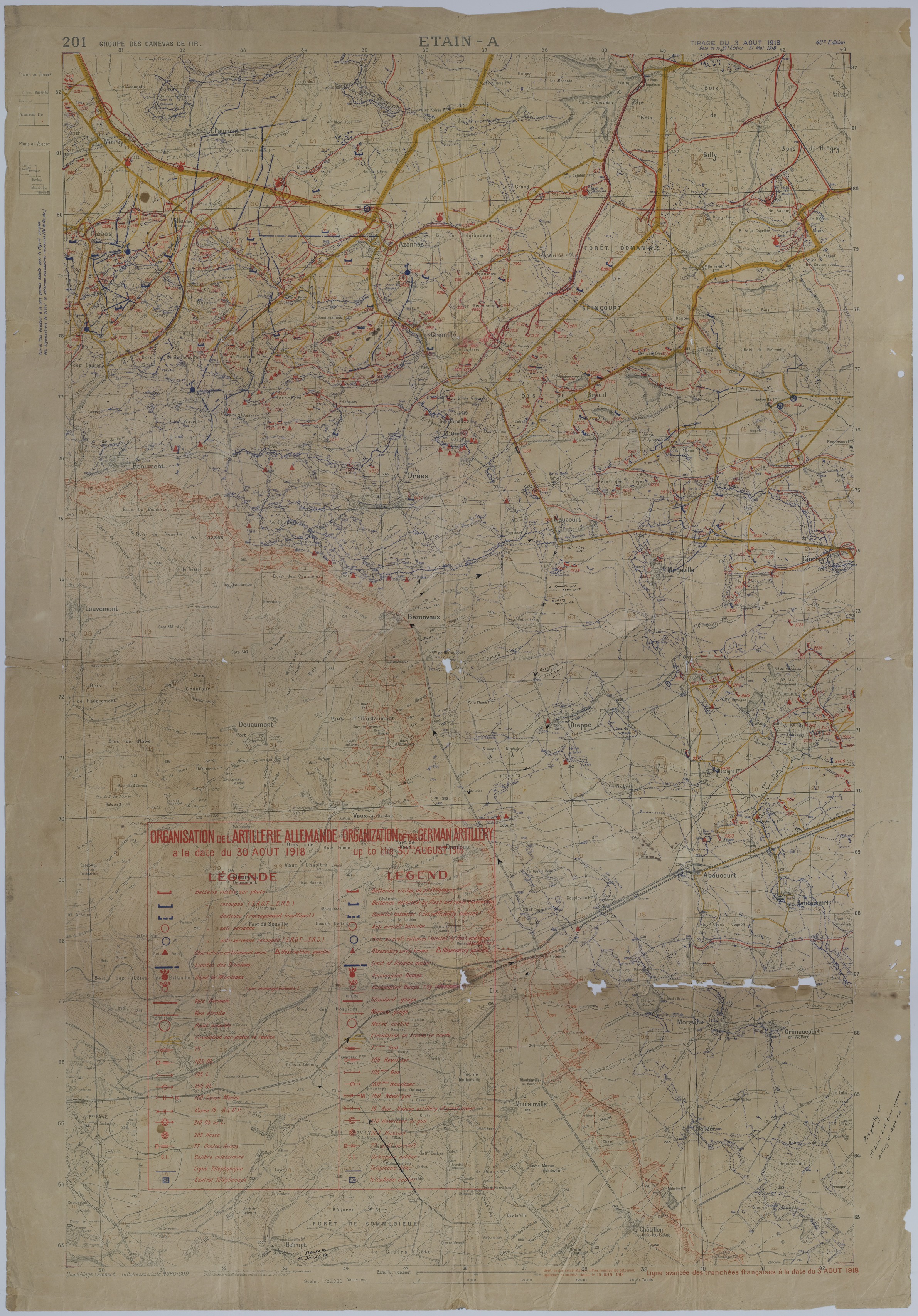 M1251.jpg Map of German Artillery Positions