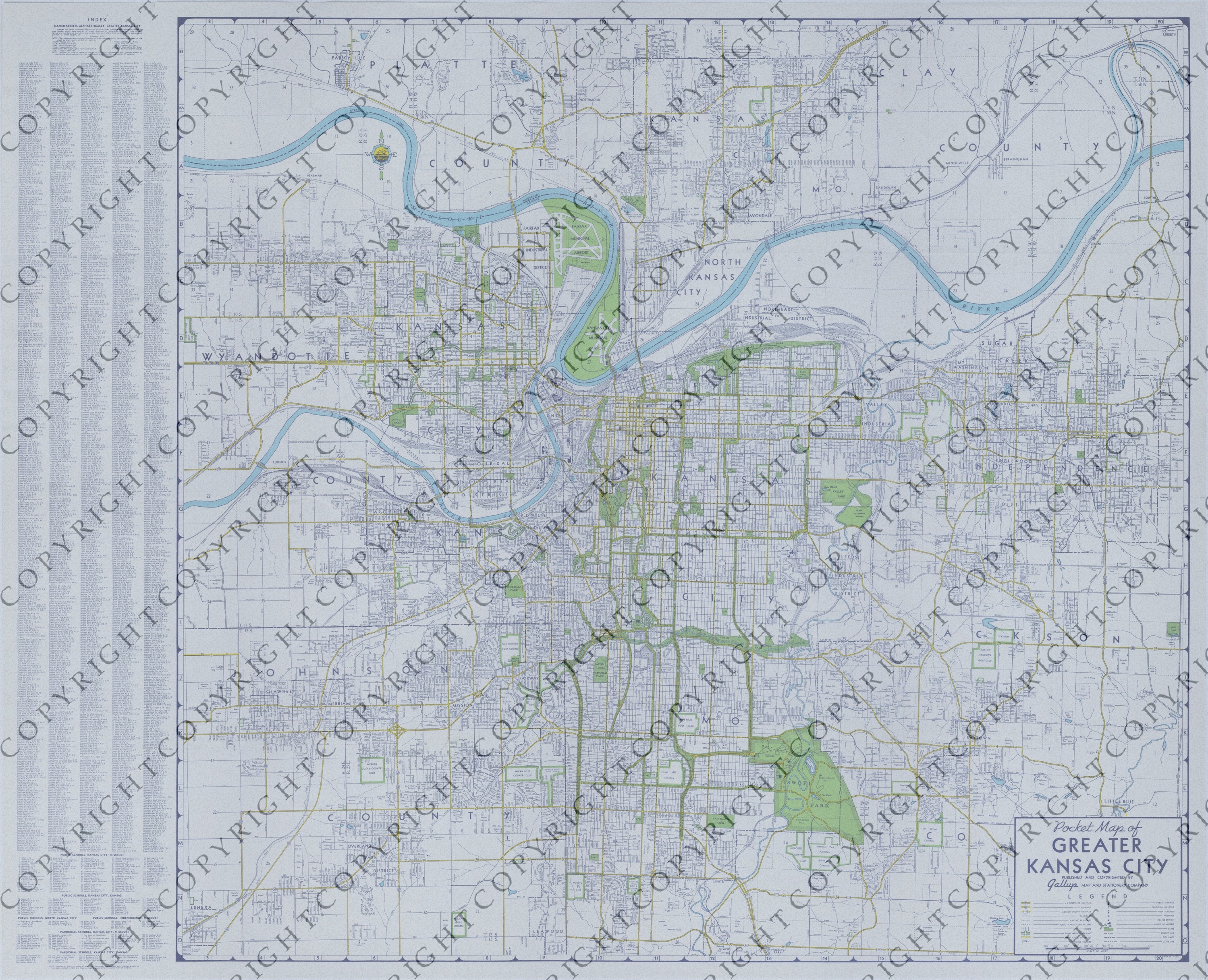 Map of Greater Kansas City