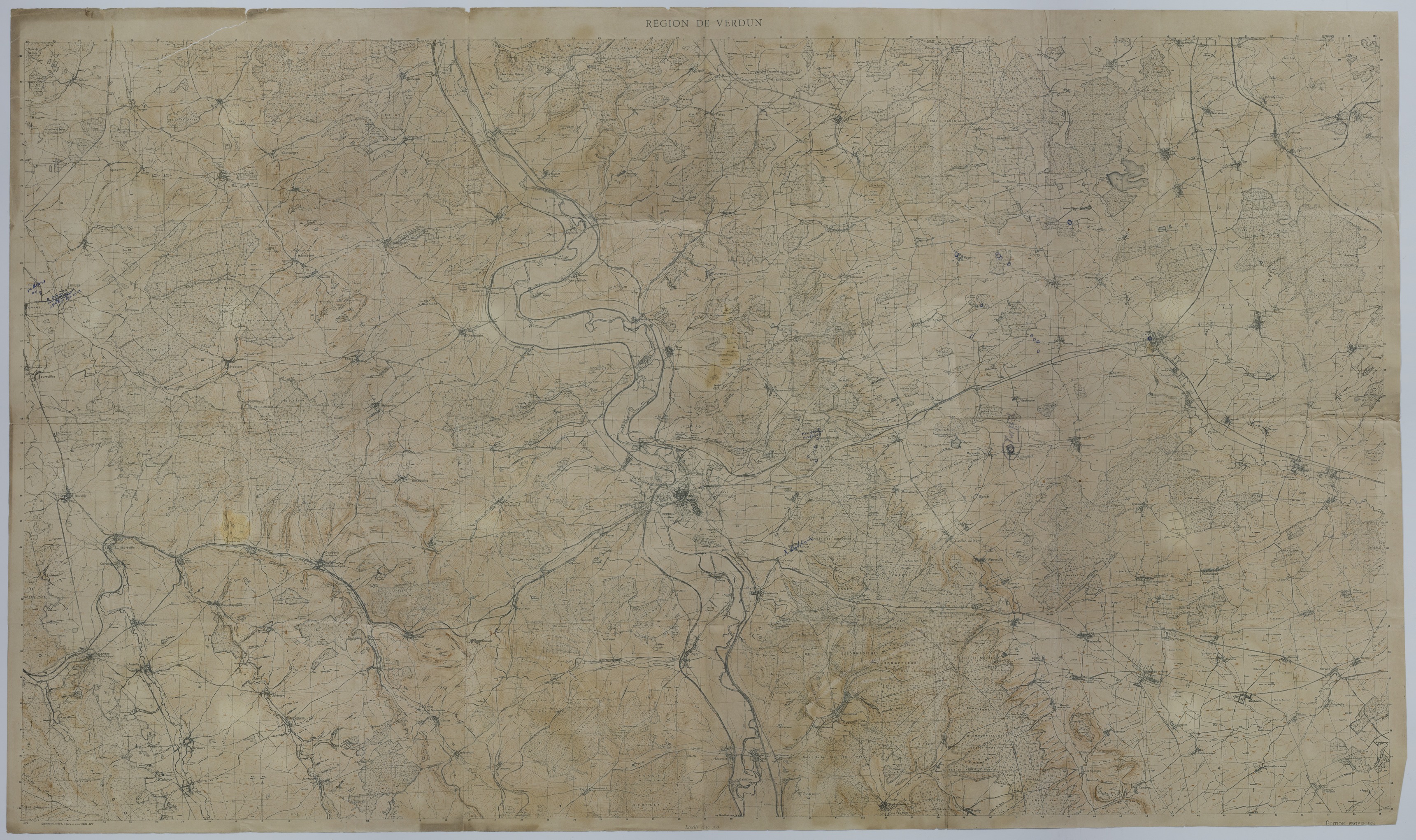 M1275.jpg Map of the Area Surrounding Verdun