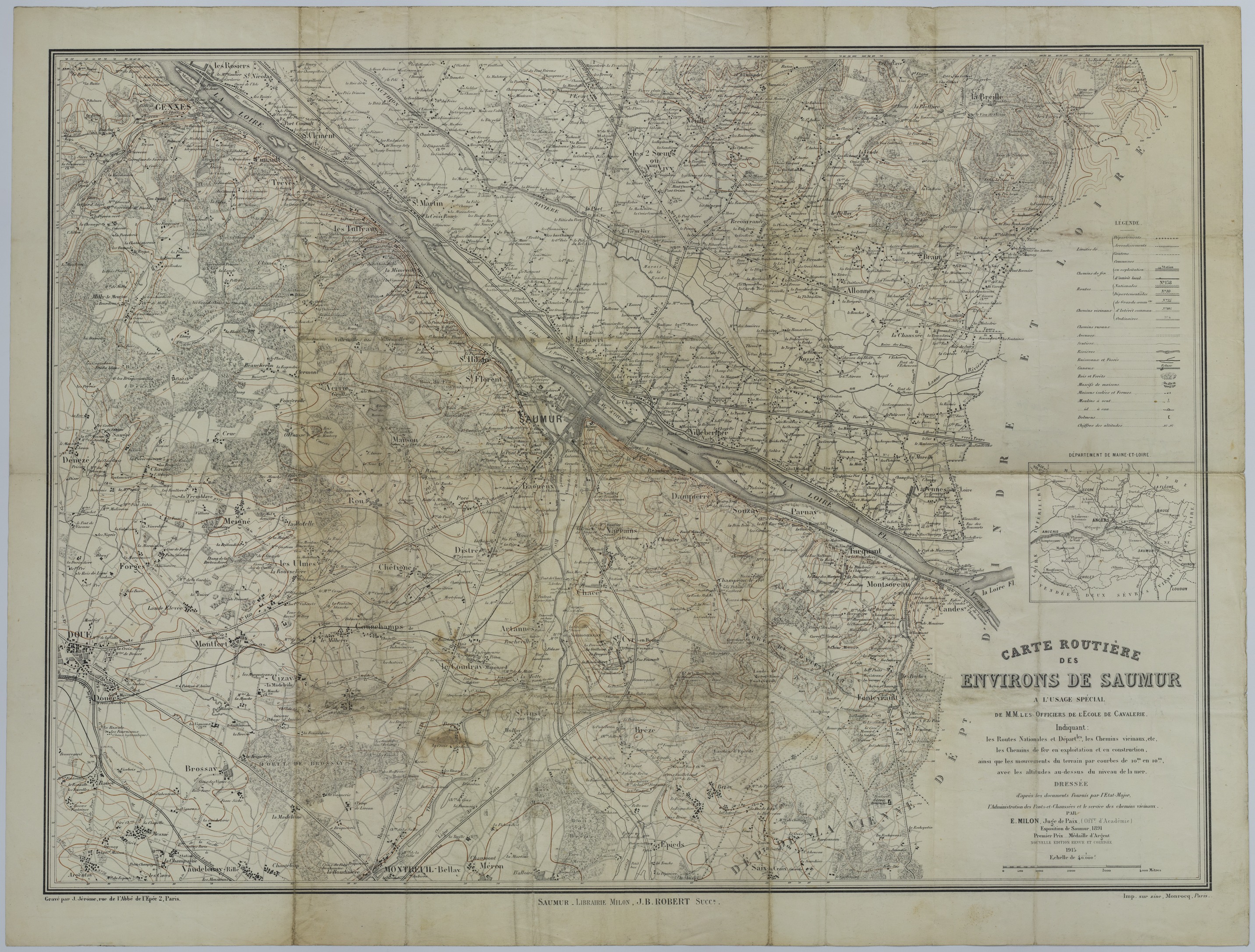 M1285.jpg Map of the Area Surrounding Saumur