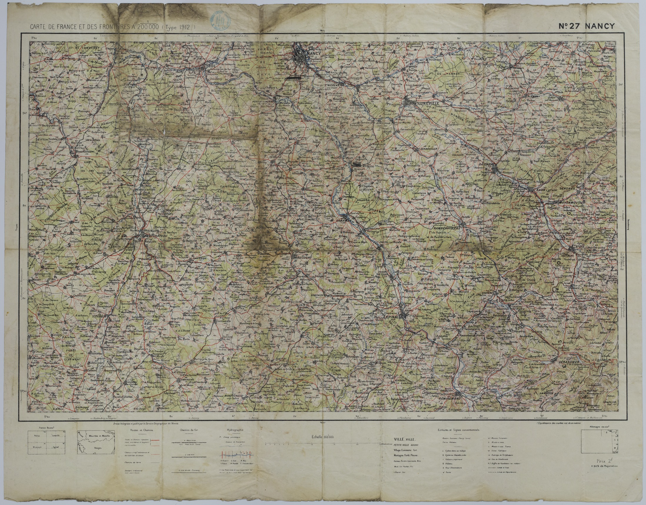 M1298.jpg Map of the Area Around Nancy