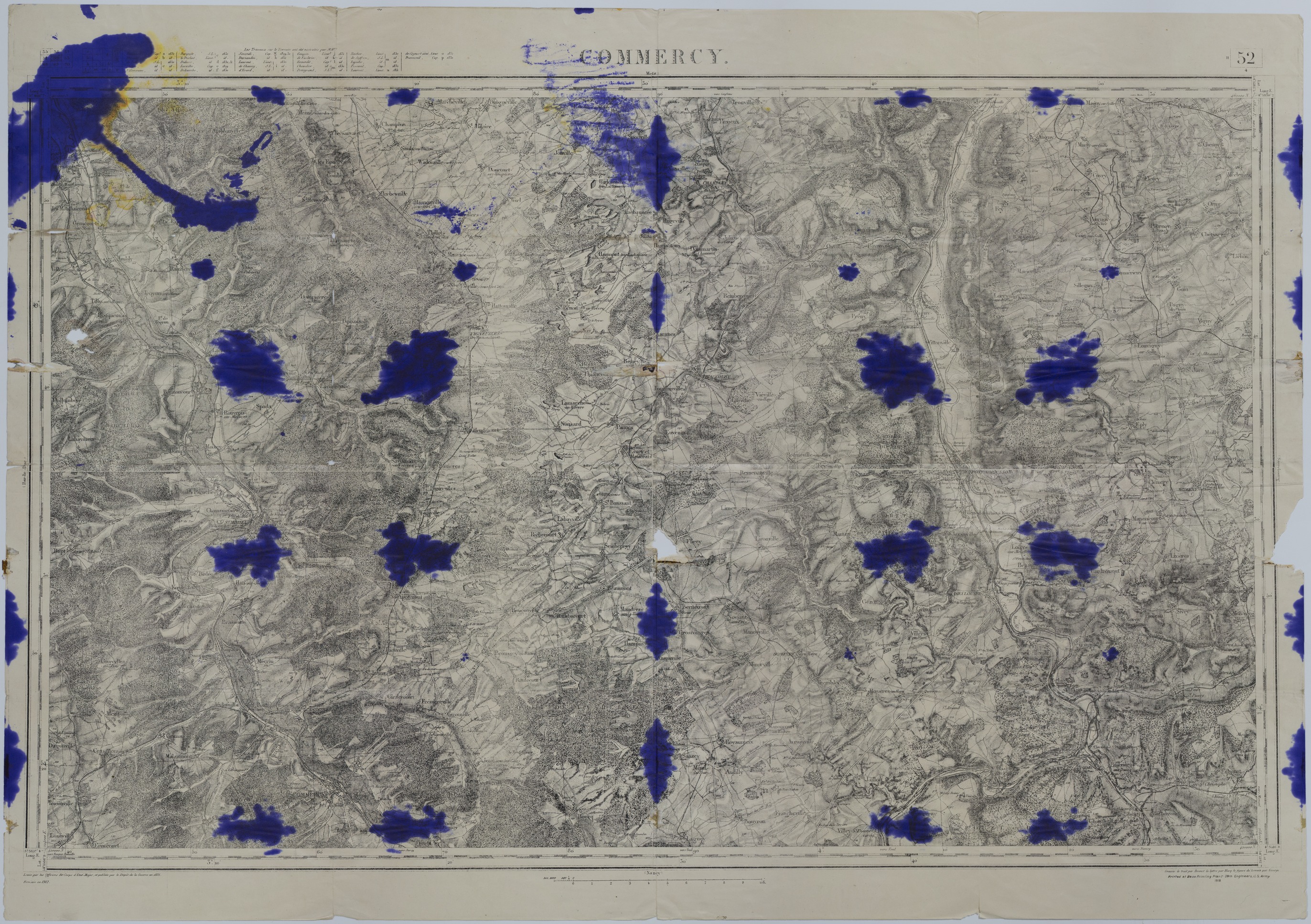 M1307.jpg Map of the Area Around Commercy