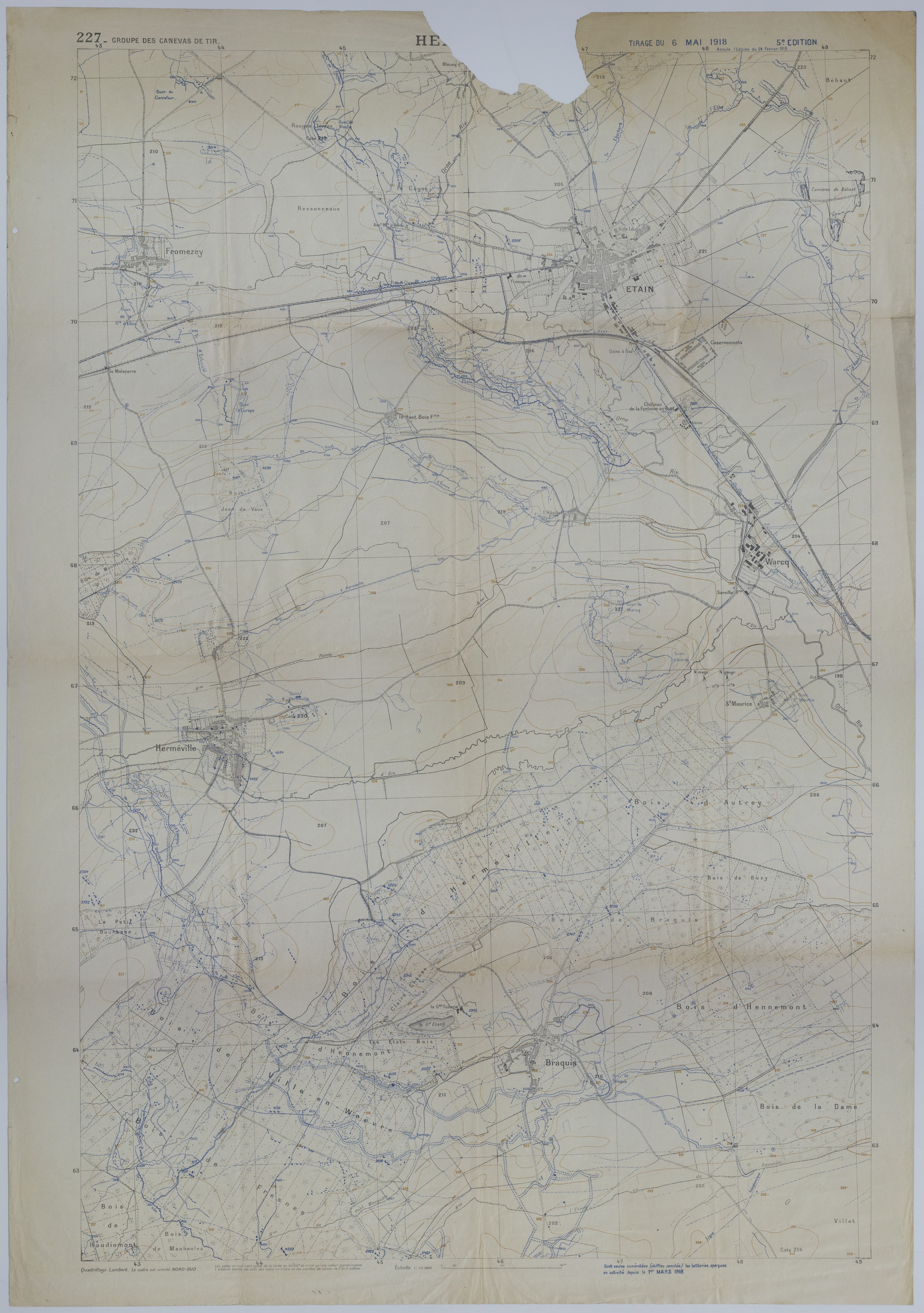 M1310.jpg Map of Trench Systems and Battery Activity