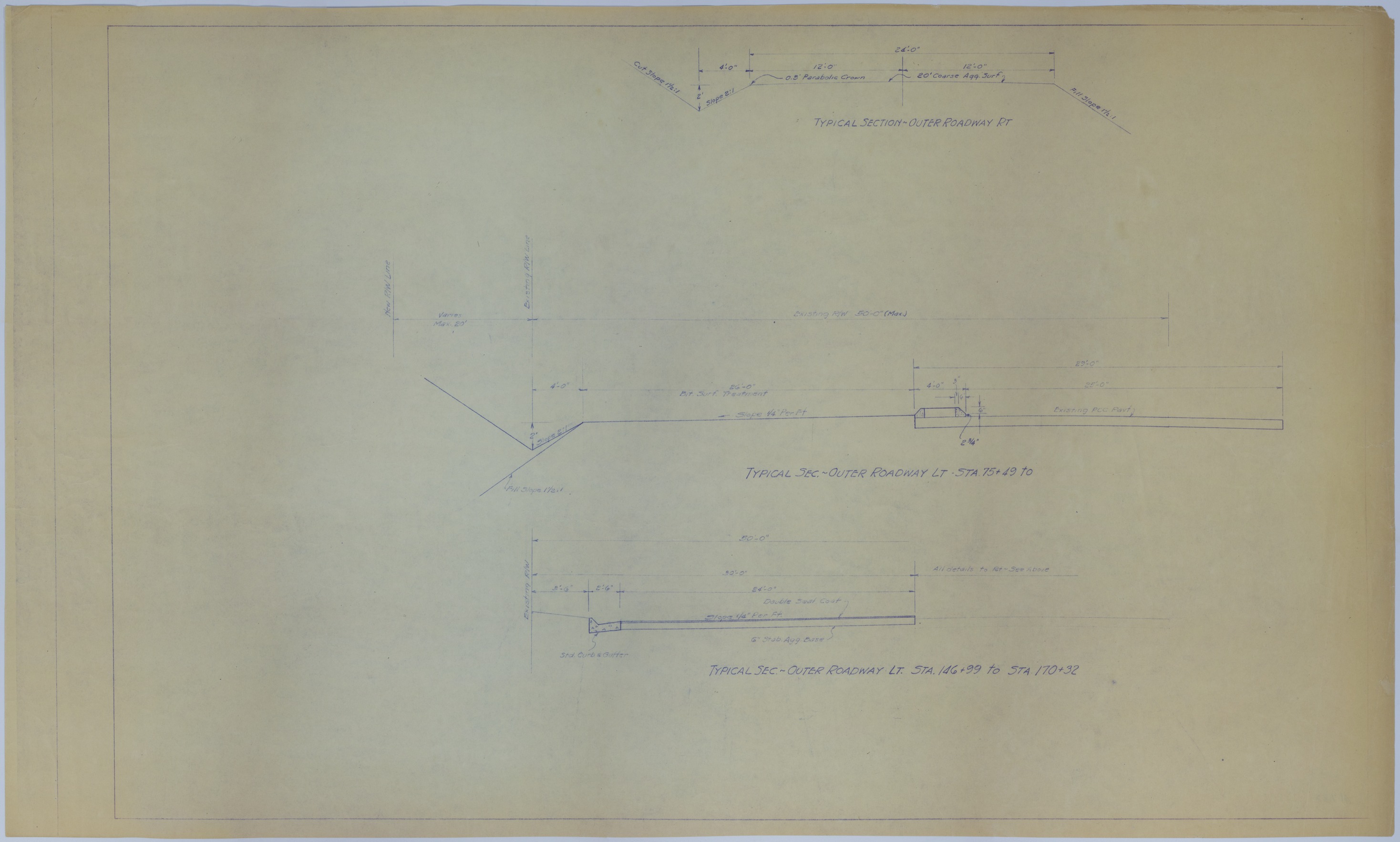 M132.jpg Drawing of Changes to U.S. Route 71 in Grandview, Missouri