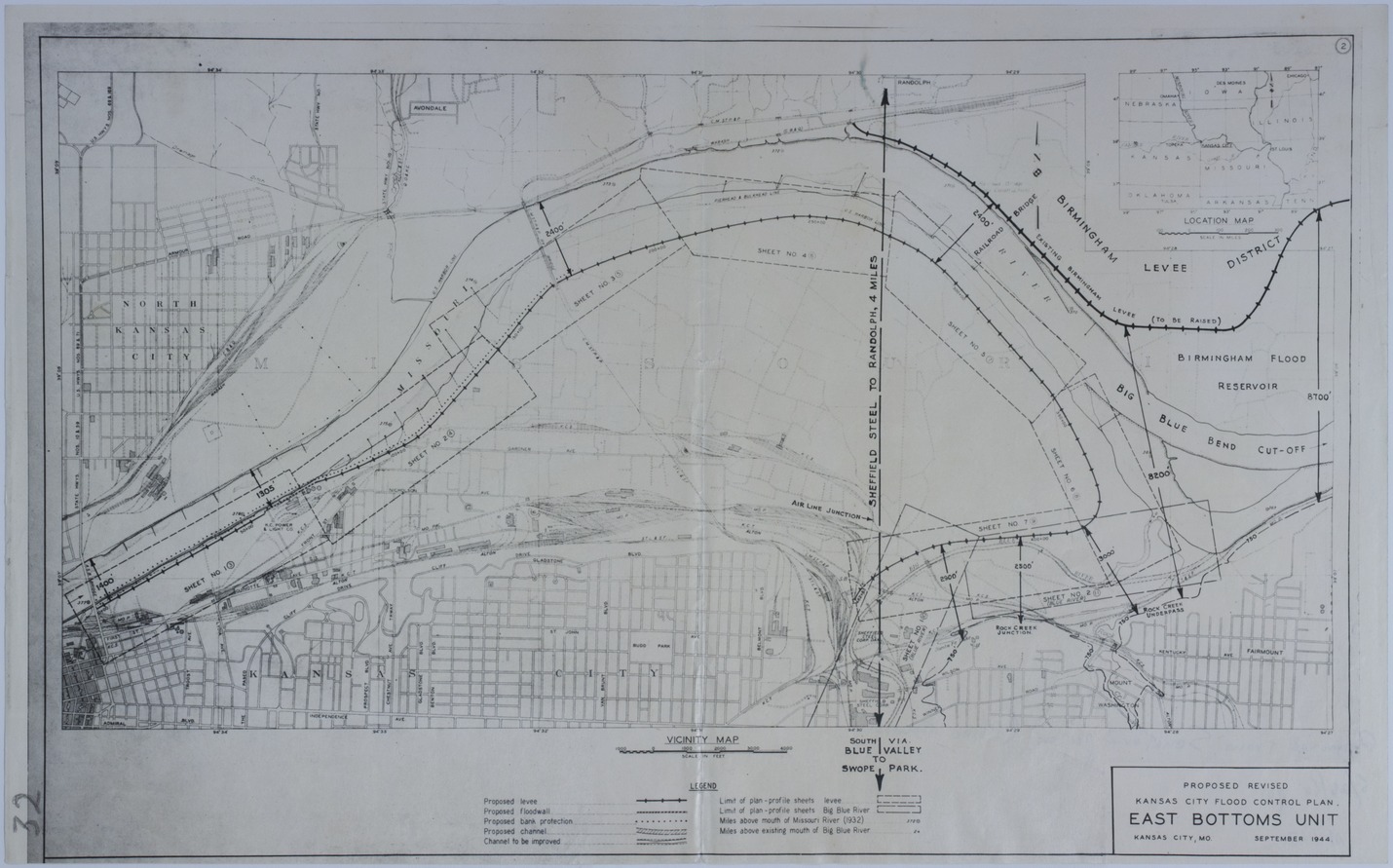 Map of River Engineering in Greater Kansas City