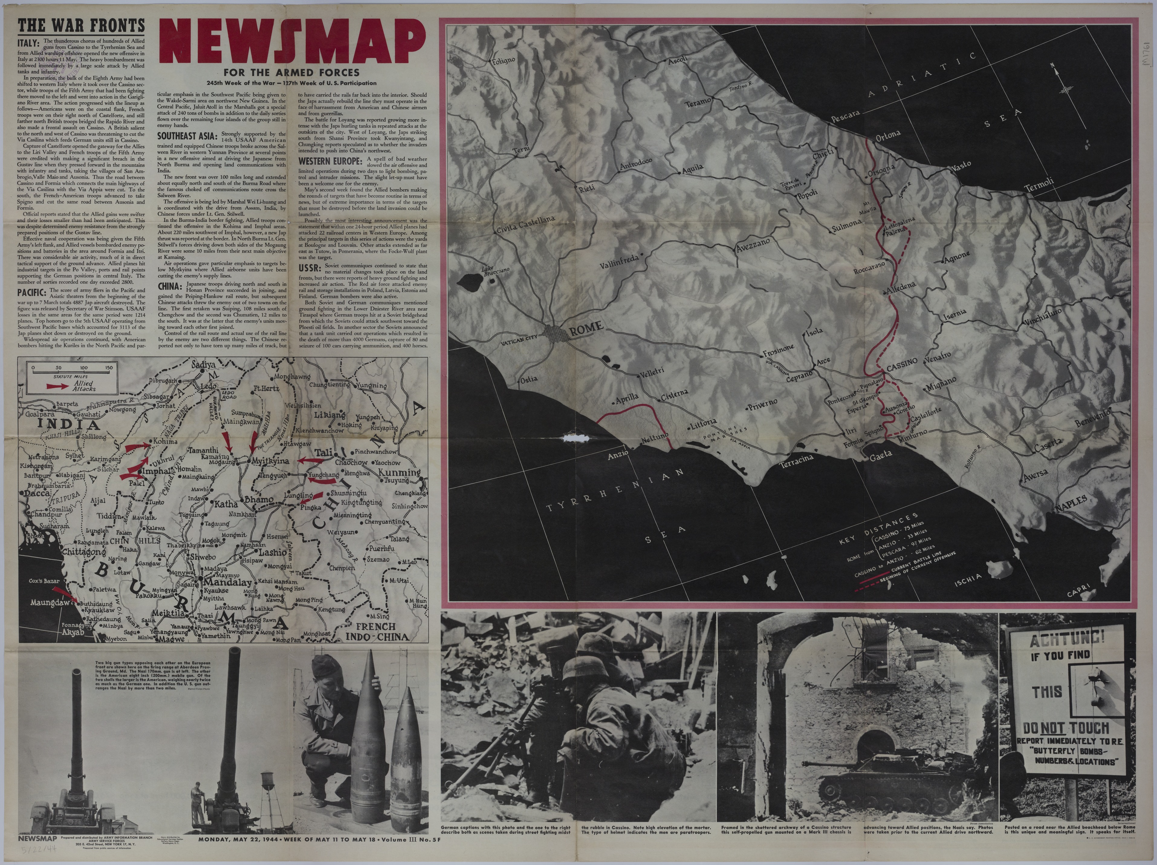 Map of the Burma-India Front