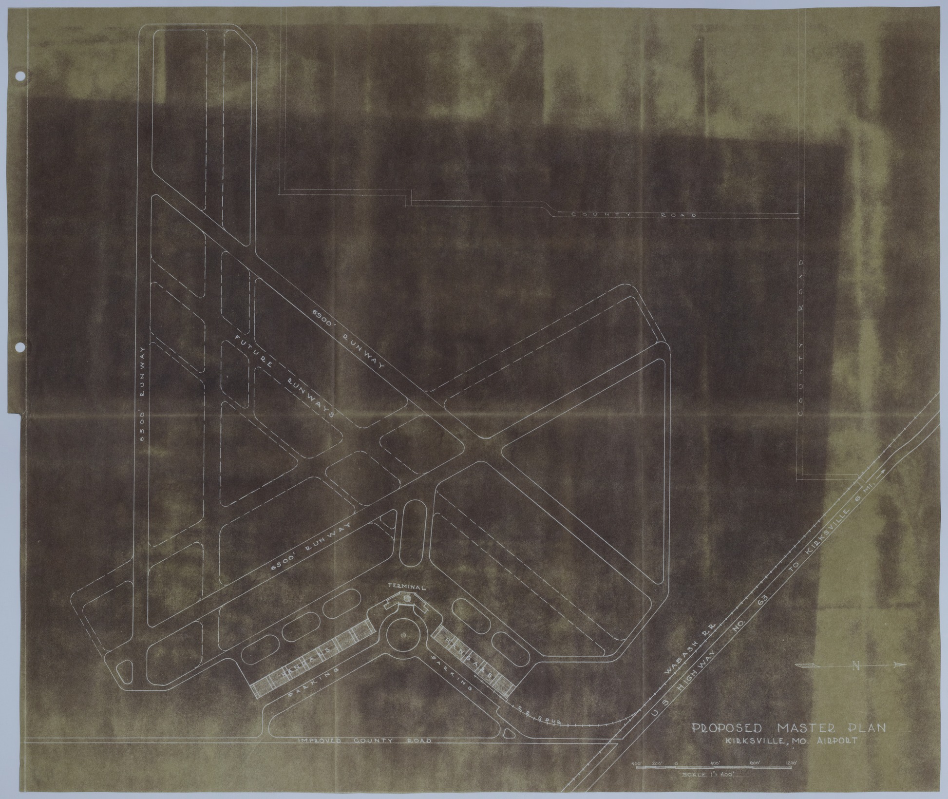 Drawing of the Proposed Development of the Kirksville Municipal Airport