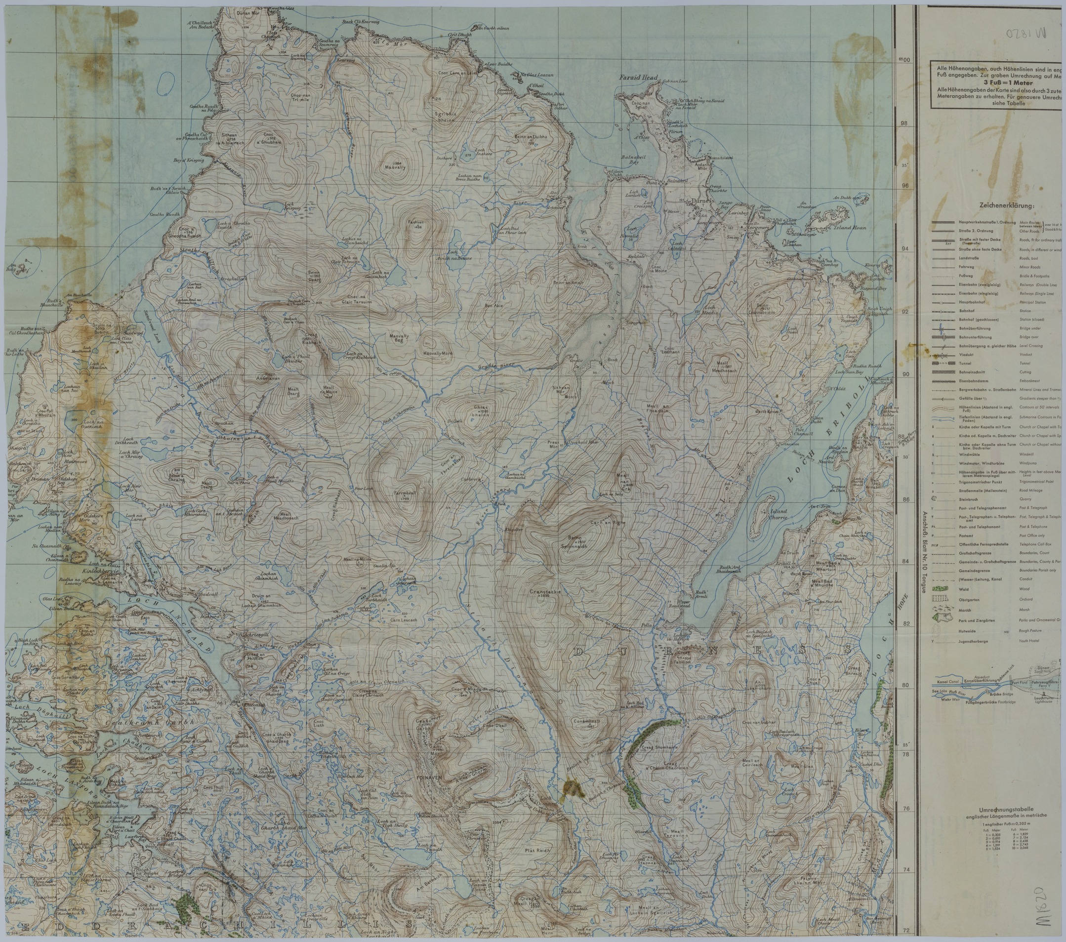 Map of Northern Scotland