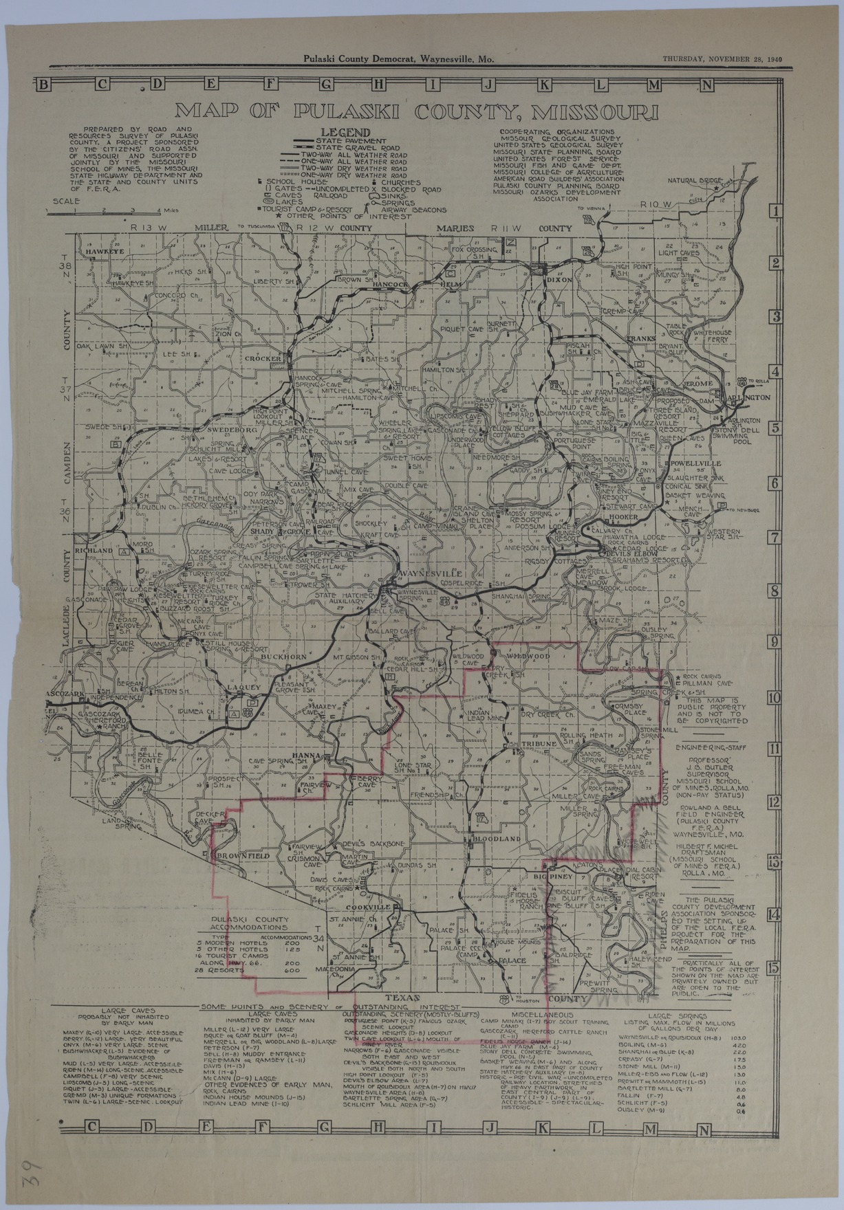 M186.jpg Map of the Proposed Boundaries of Fort Leonard Wood