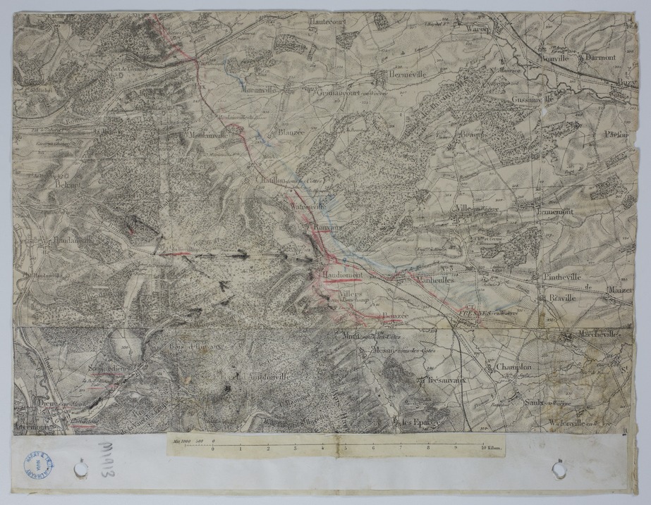 M1913-01.jpg Map of the Meuse-Argonne Offensive