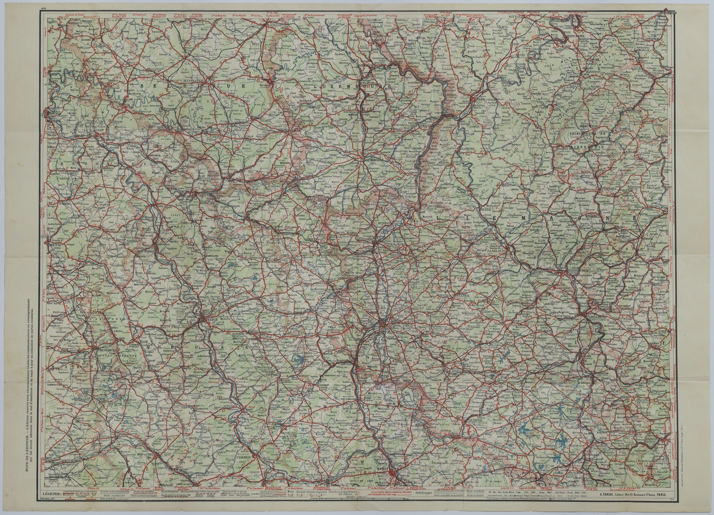 Map of Transportation Routes