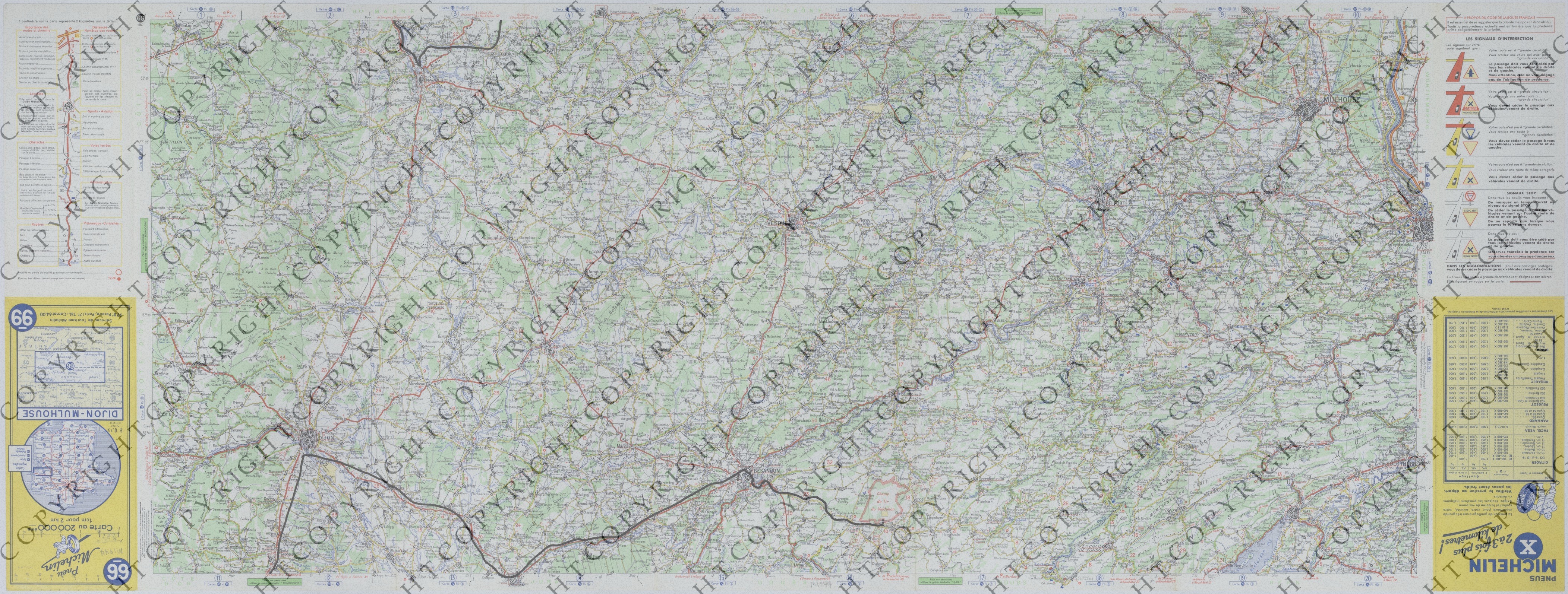 M1944.jpg Map of the Movement of the 128th Field Artillery