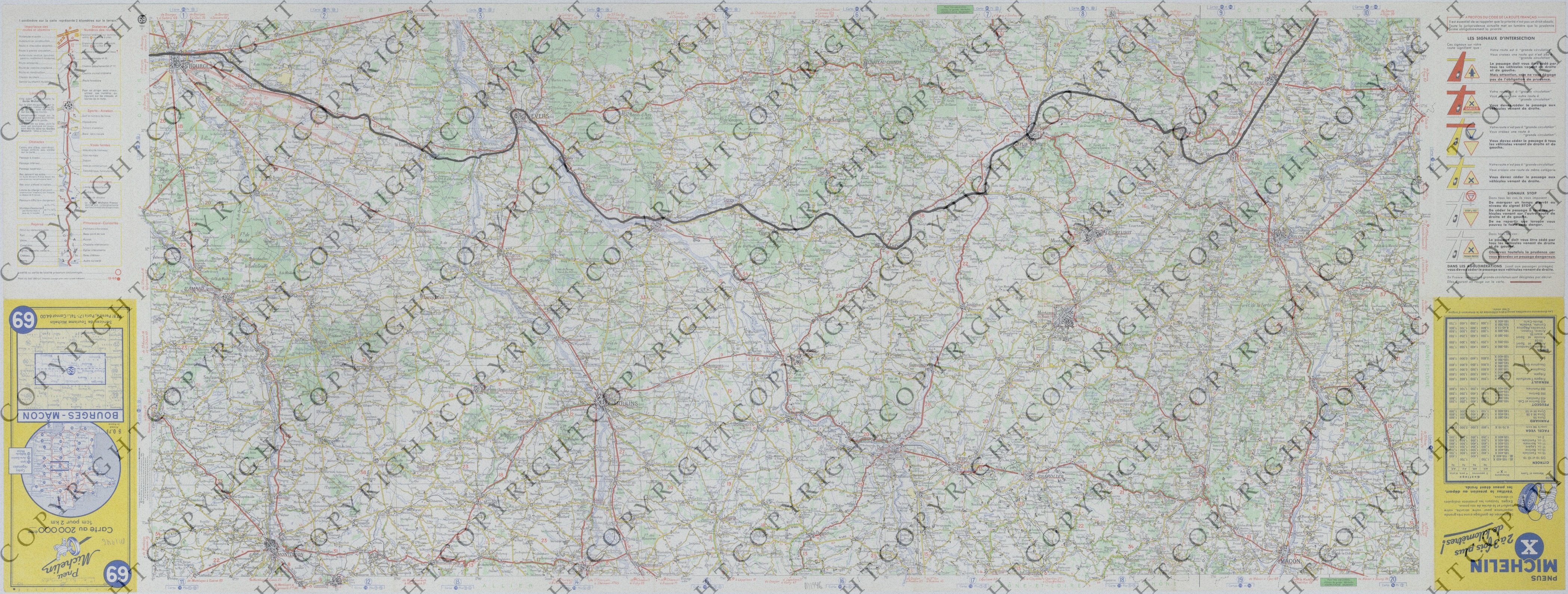 M1946.jpg Map of the Movement of the 128th Field Artillery