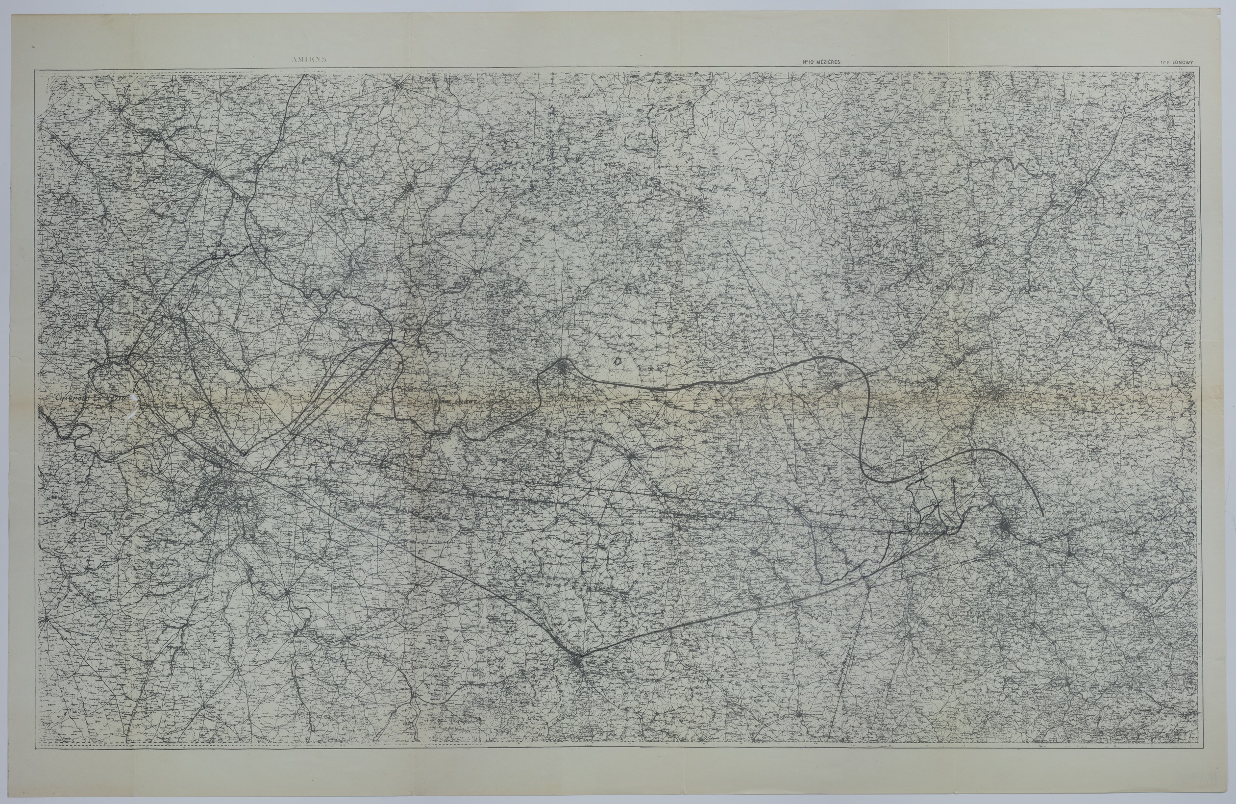 Map of the Area Surrounding Chaumont-en-Vexin and the Marne Salient