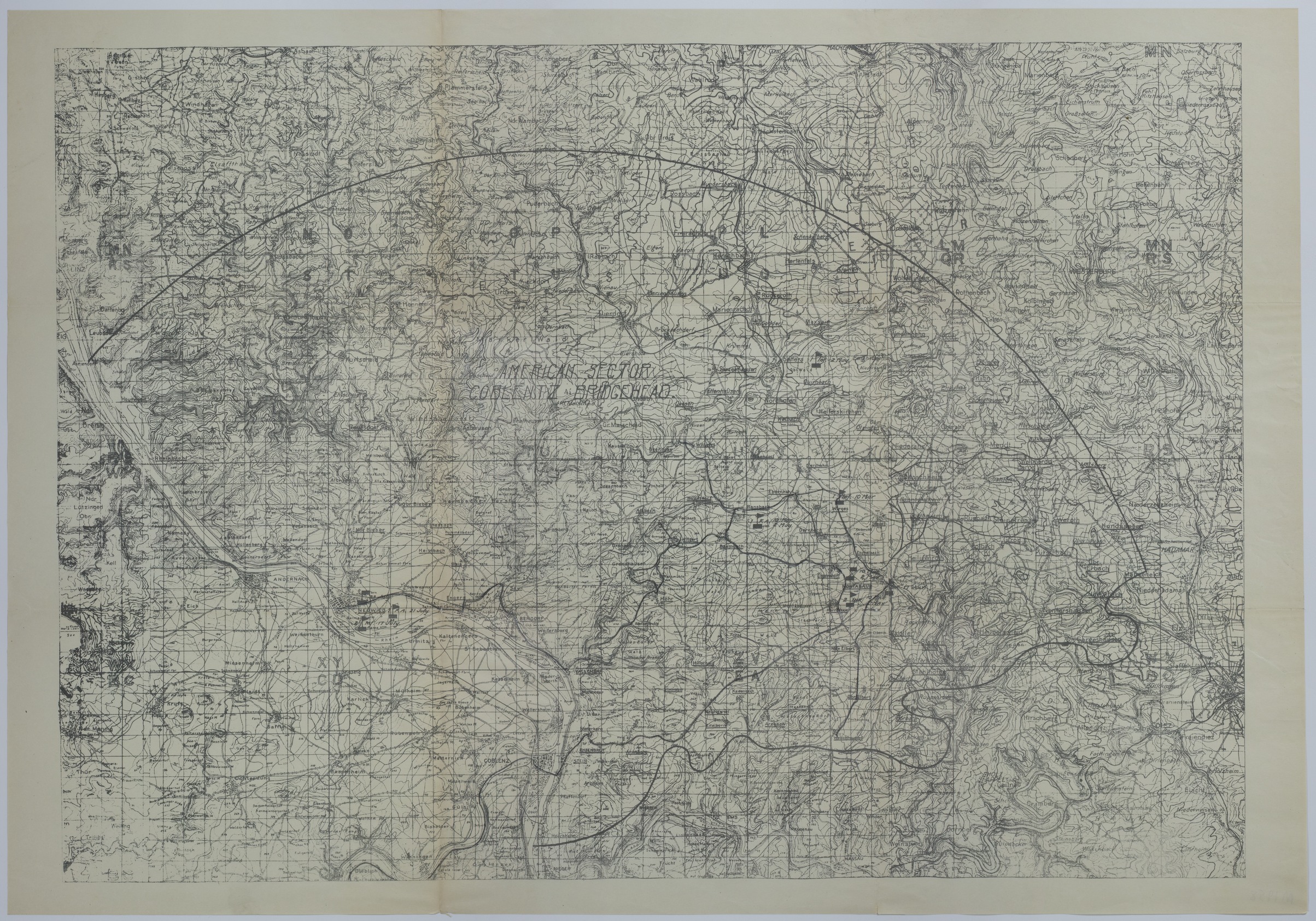 M1958.jpg Map of the American Sector of the Coblentz Bridgehead