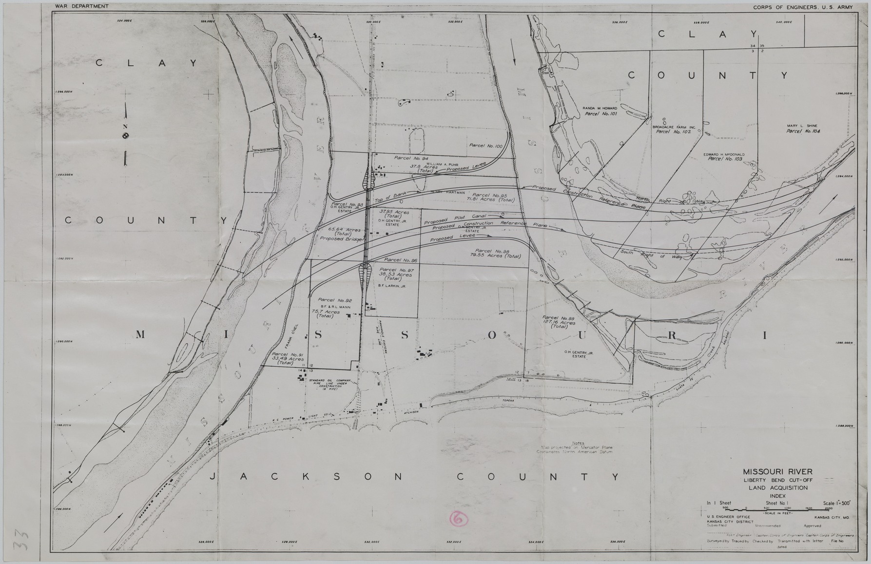 Map of River Engineering in Greater Kansas City