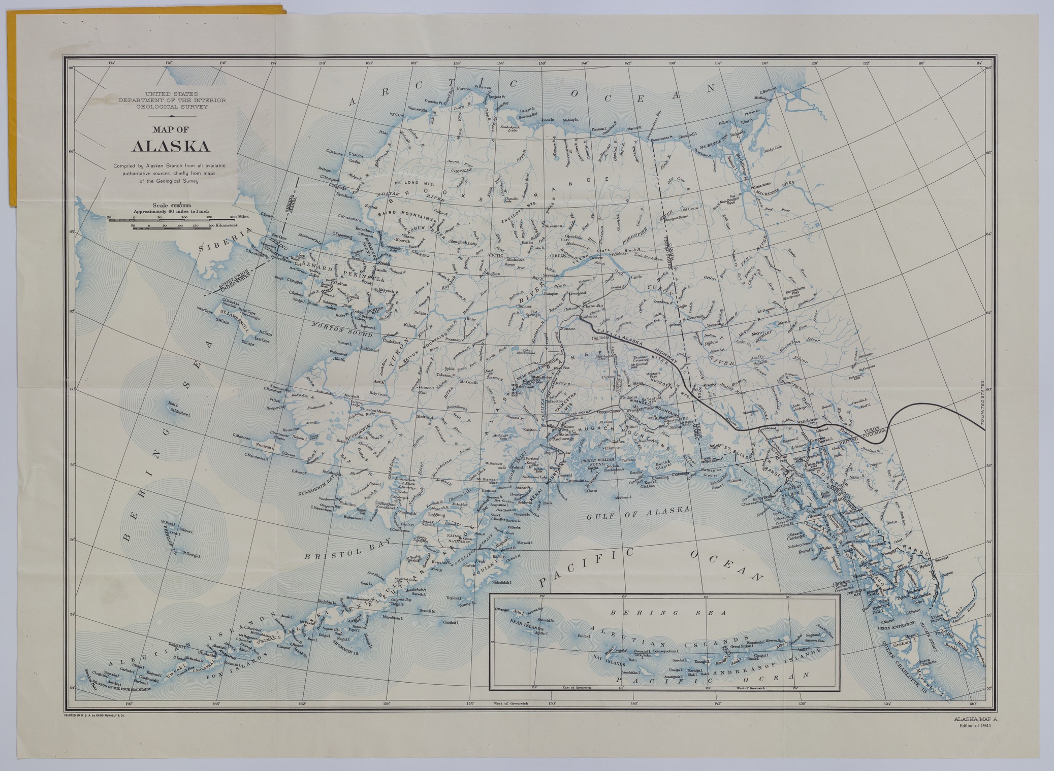 Map of Alaska