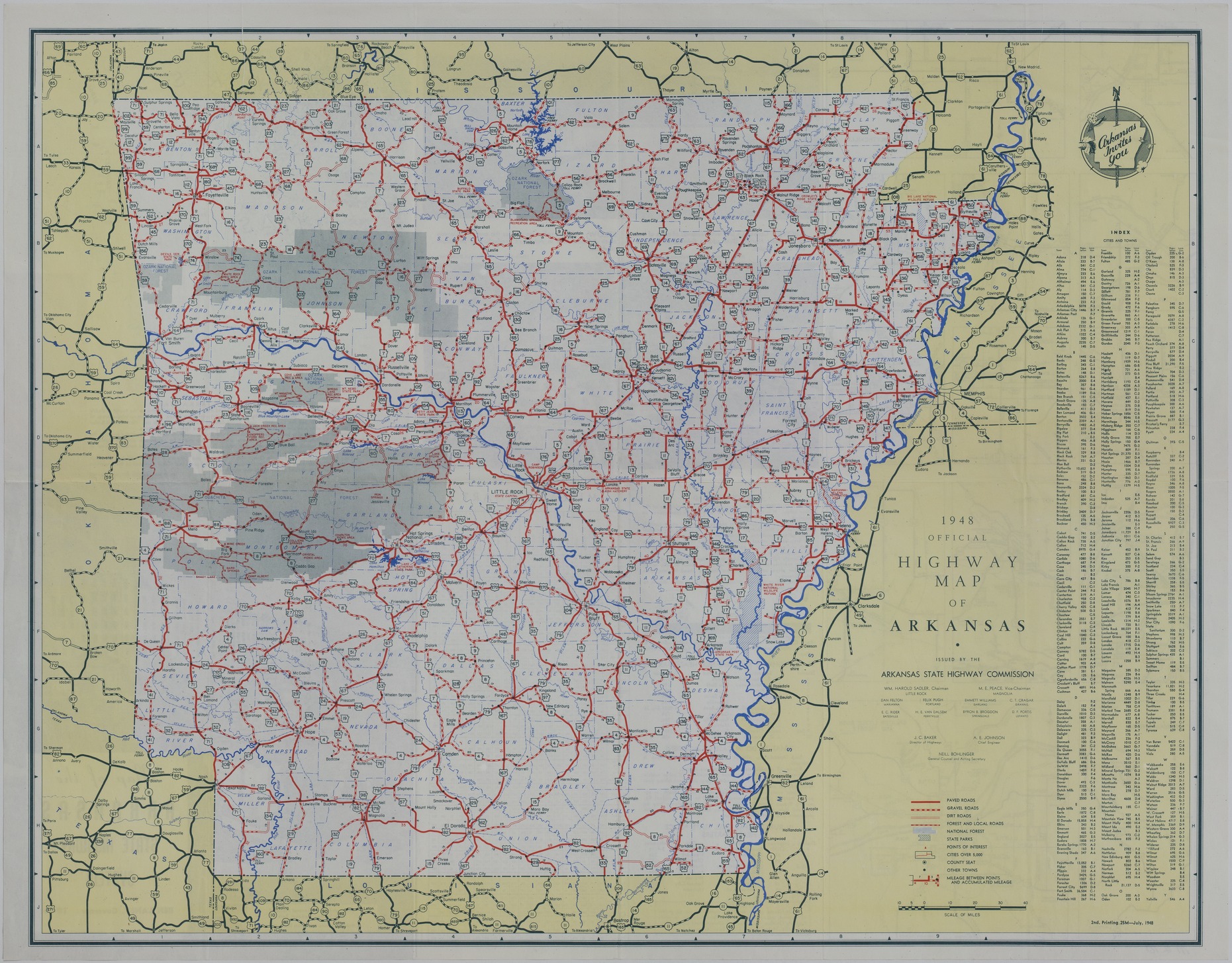 M210.jpg Map of Arkansas Highways
